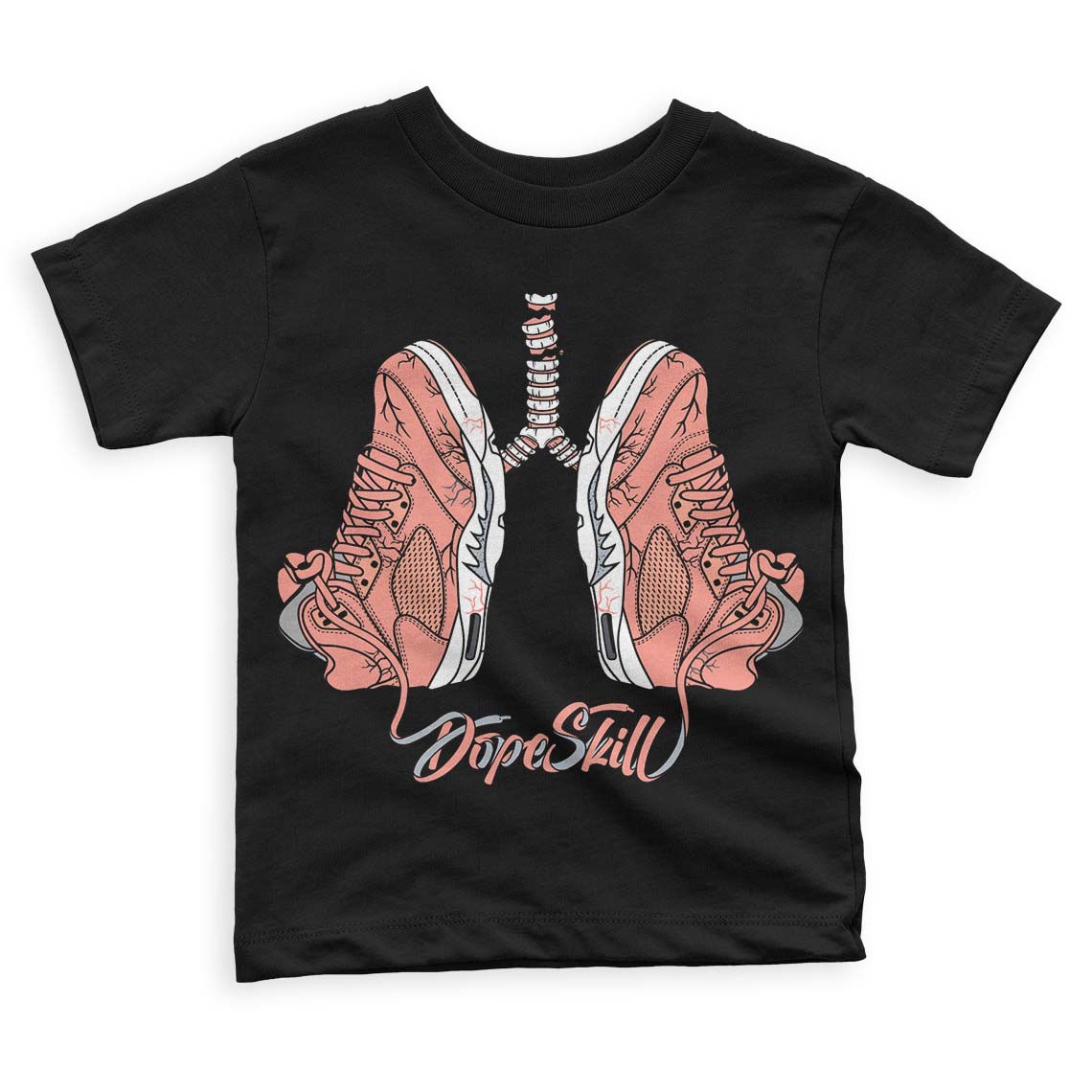 Crimson Bliss 5s DopeSkill Toddler Kids T-shirt Breathe Graphic