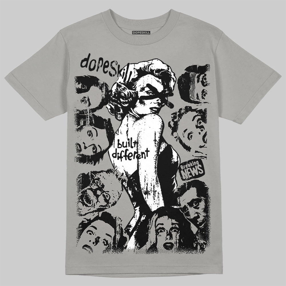 Grey Collection DopeSkill T-Shirt Built Different Graphic