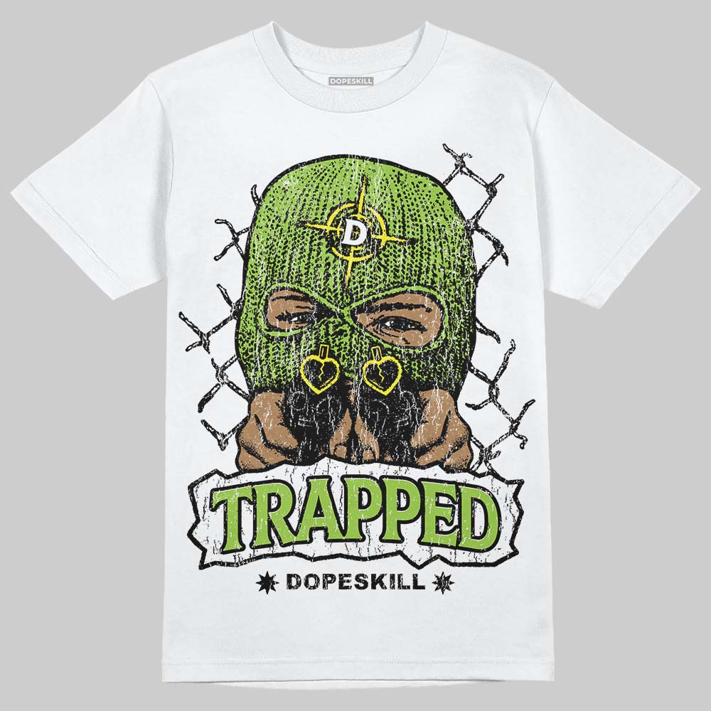 Neon Green Collection DopeSkill T-Shirt New Trapped Graphic