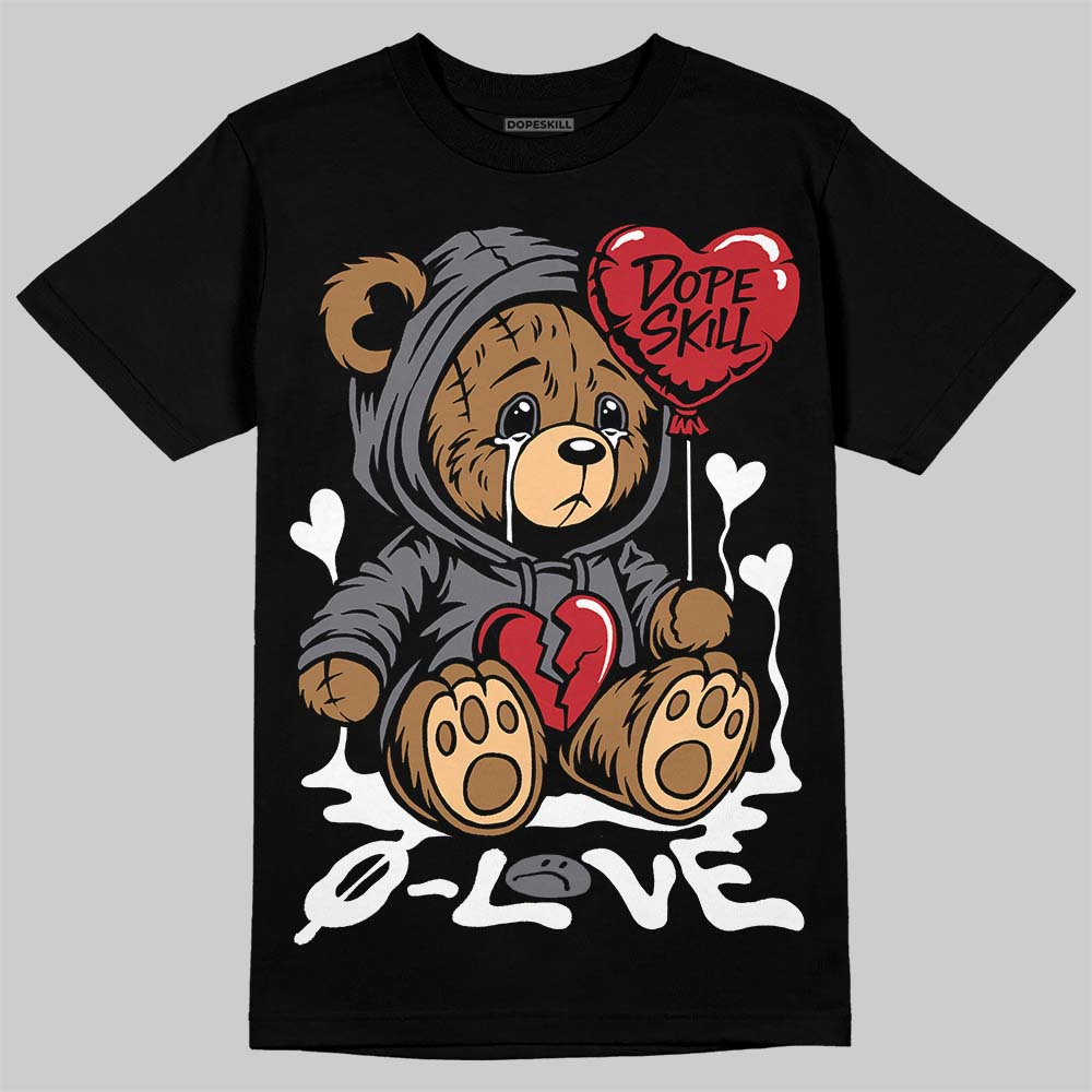 Cement Grey 3s DopeSkill T-Shirt Broken Bear Graphic