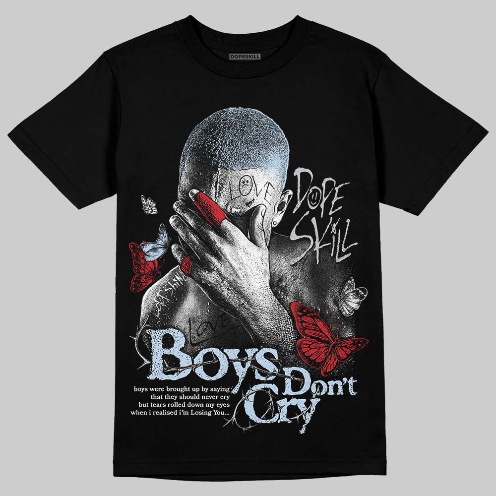 Black Metallic Reimagined 5s DopeSkill T-Shirt Boys Don't Cry Graphic