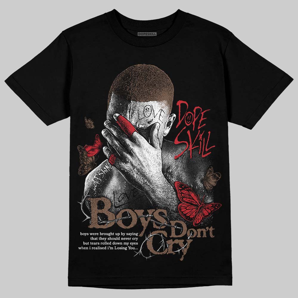 Olive 9s DopeSkill T-Shirt Boys Don't Cry Graphic