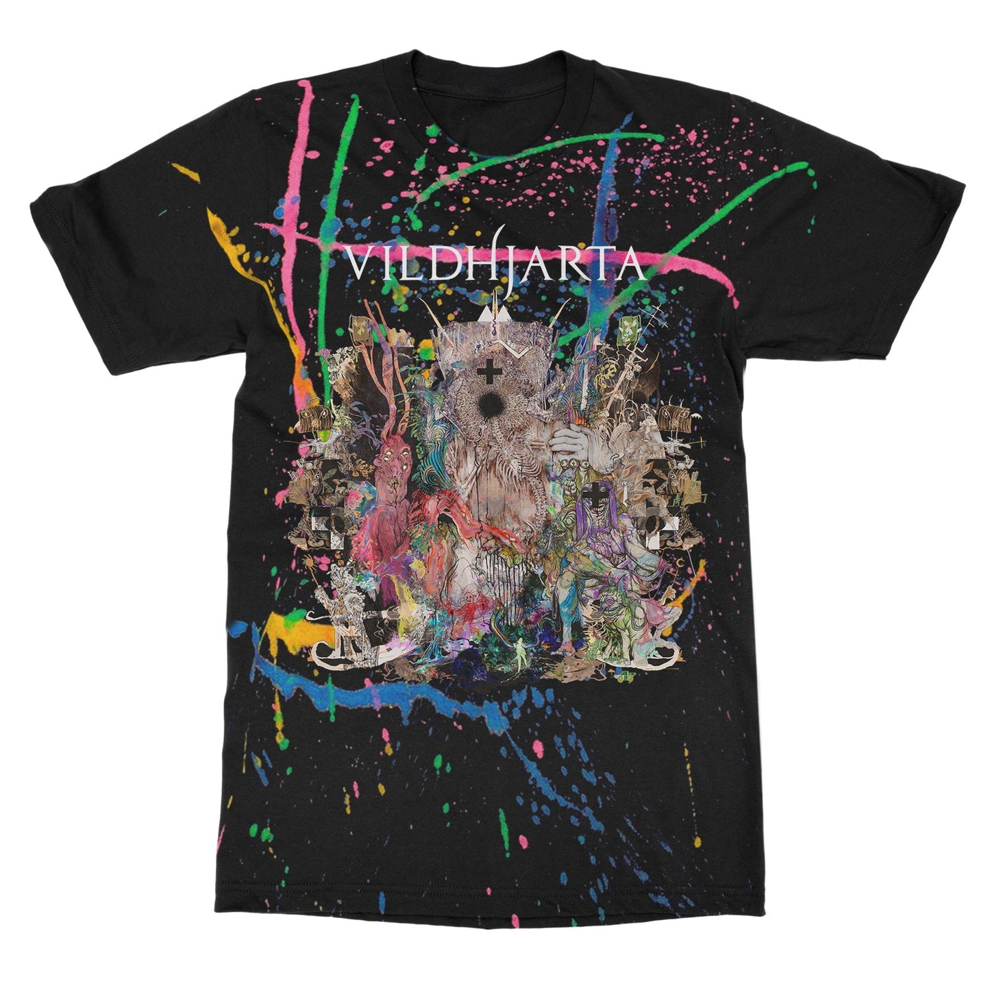 Vildhjarta "+ kristallf√•gel + Dye" T-Shirt