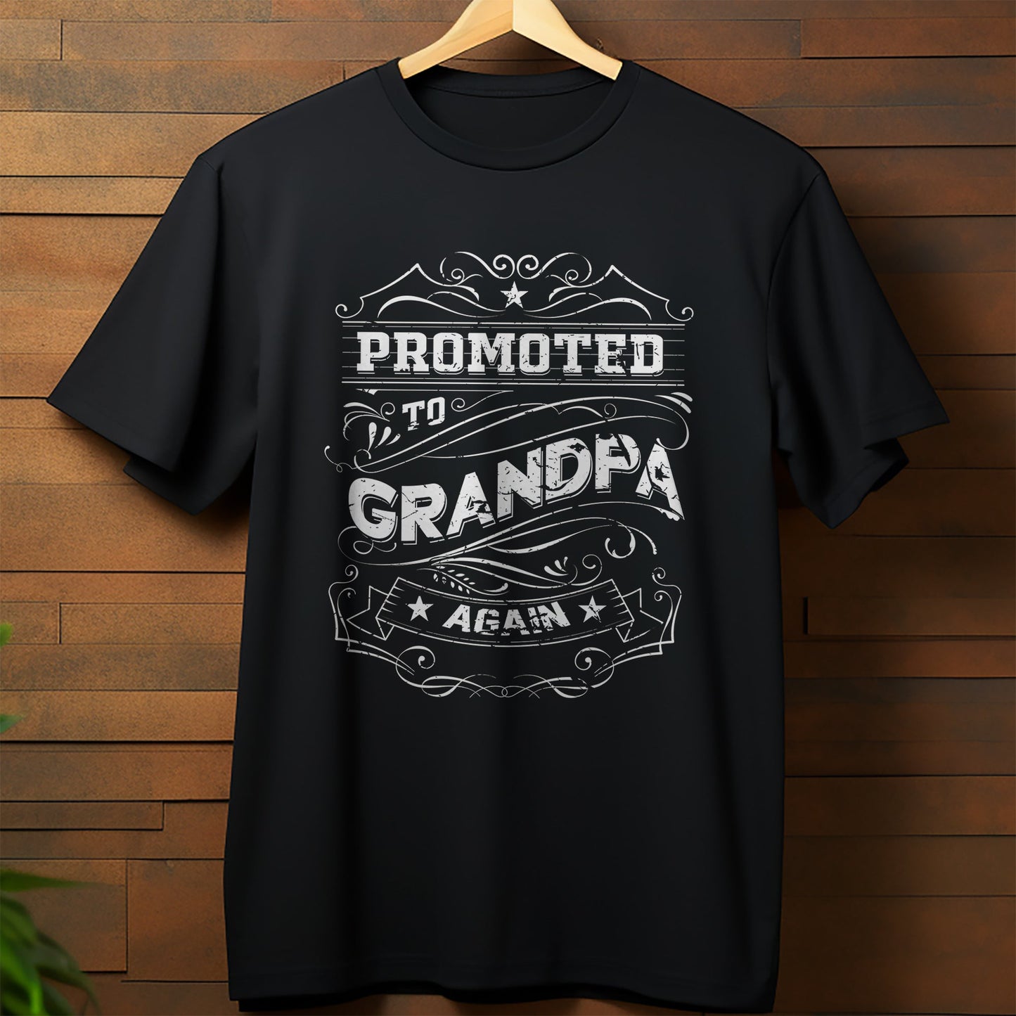 Promoted To Grandpa Again T-Shirt