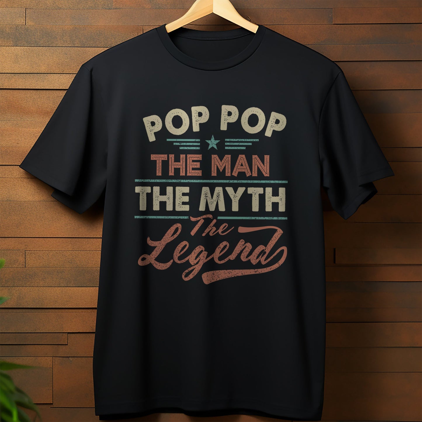 Poppop: The Man, The Myth, The Legend T-Shirt