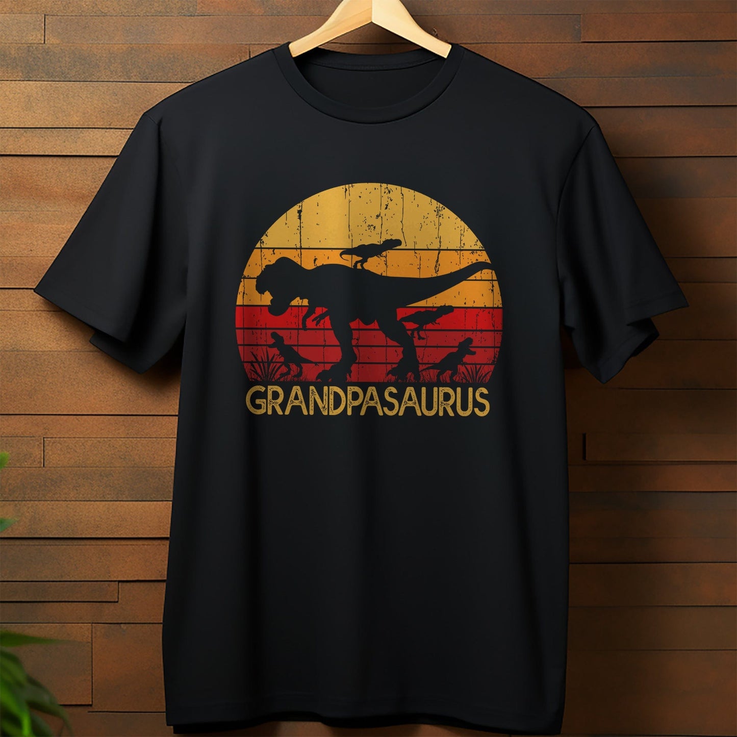 Grandpasaurus Sunset T-Shirt