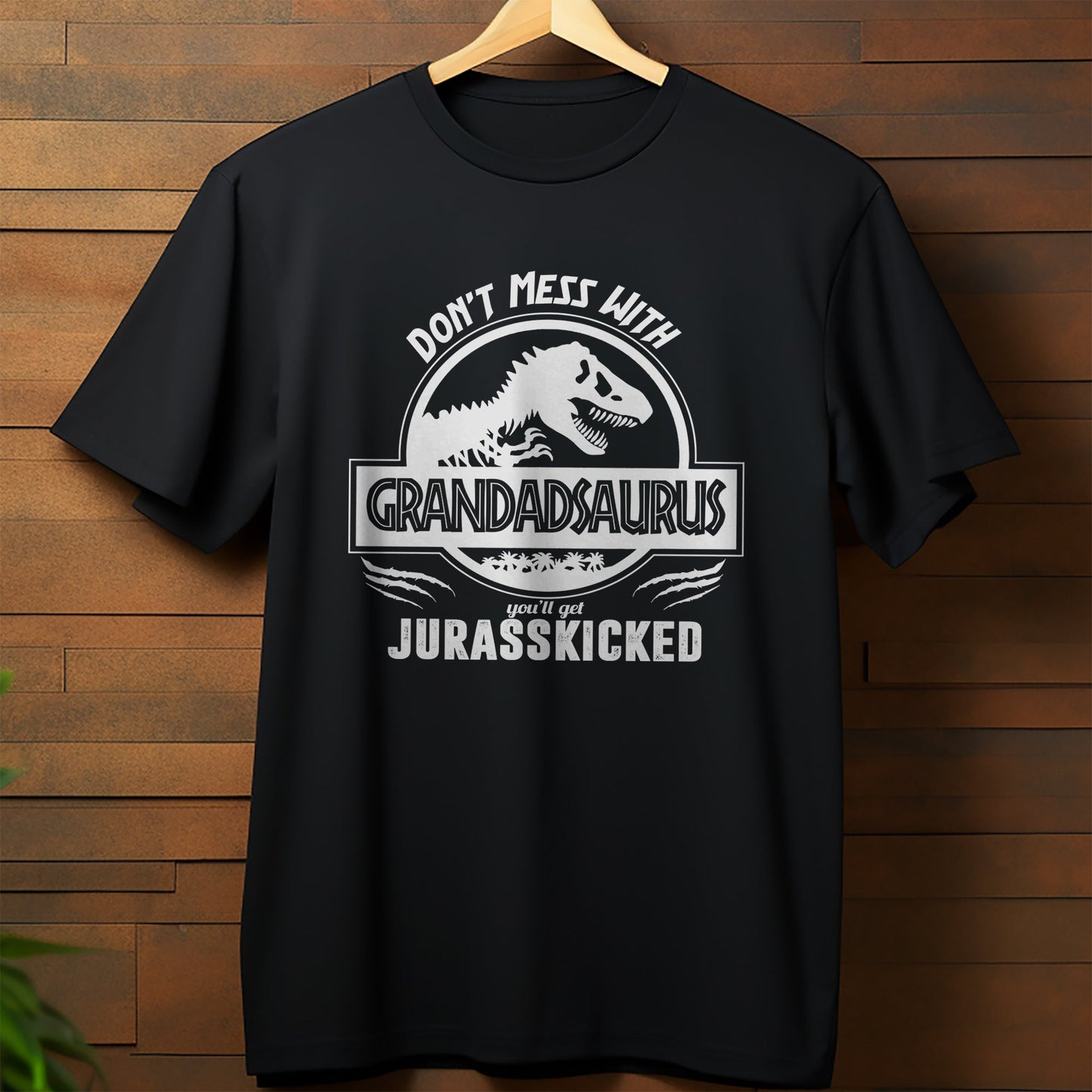 Mess Grandadsaurus Funny T-Shirt