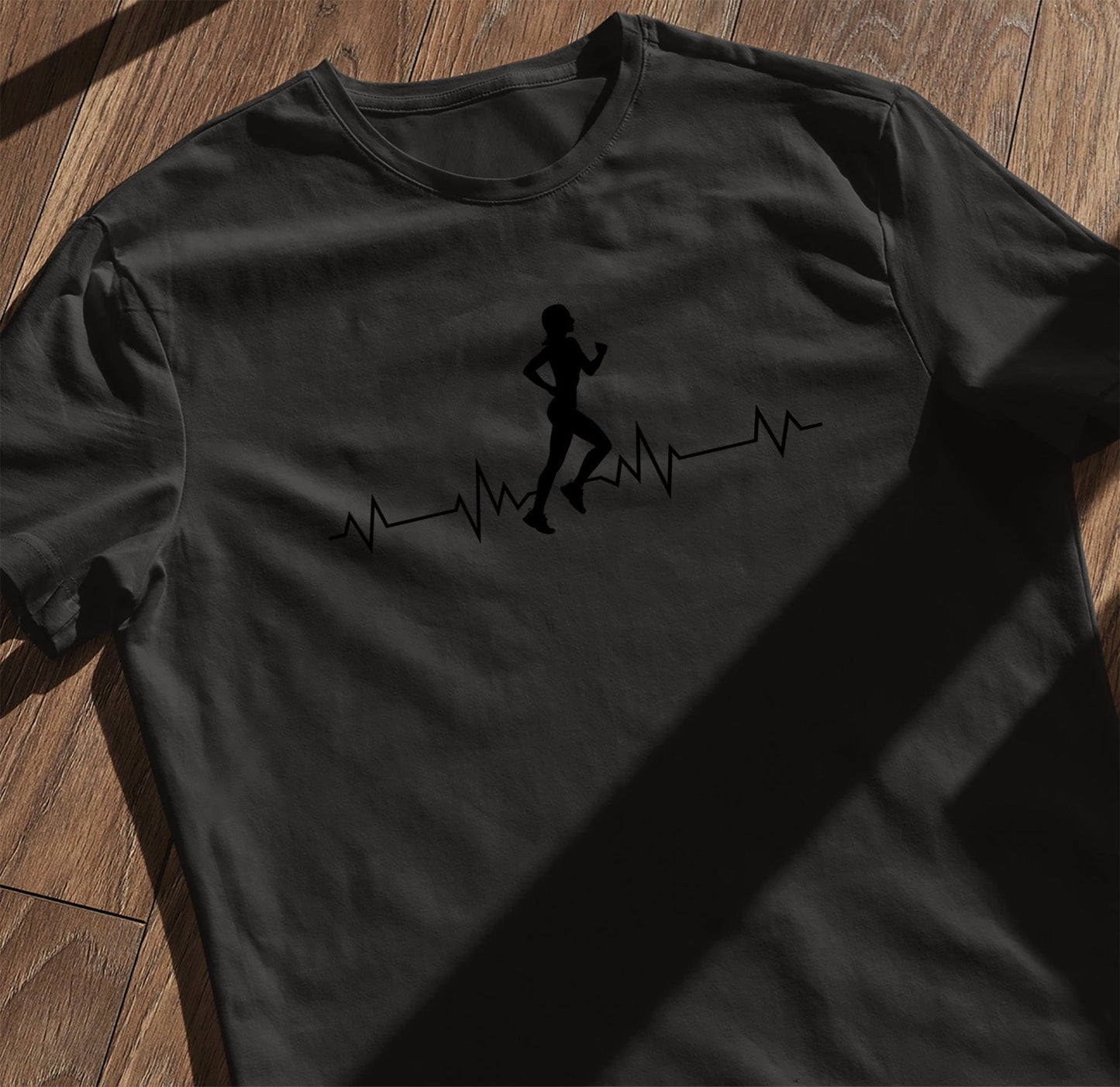 Heartbeat Runner Girl T-Shirt