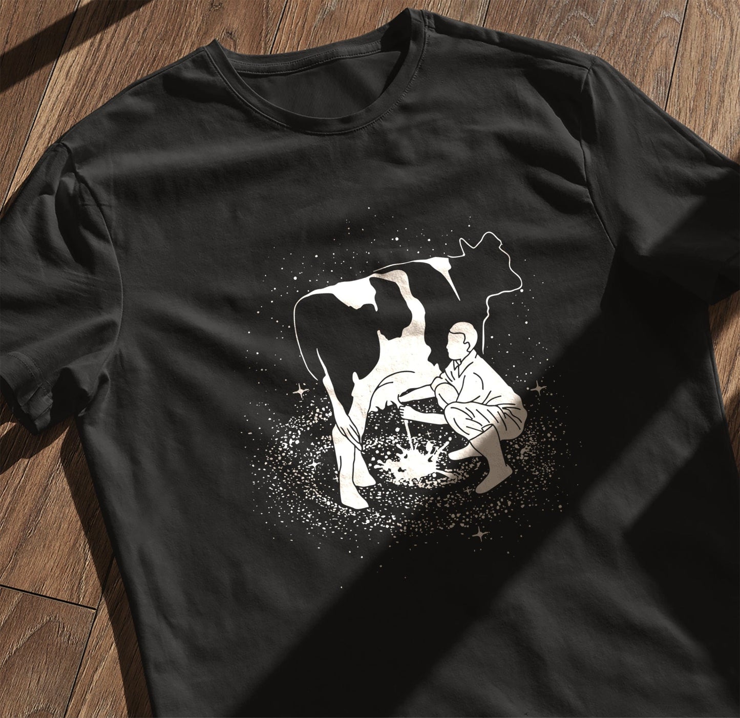 Milkyway Cow T-Shirt ‚Äì Cosmic Moos &