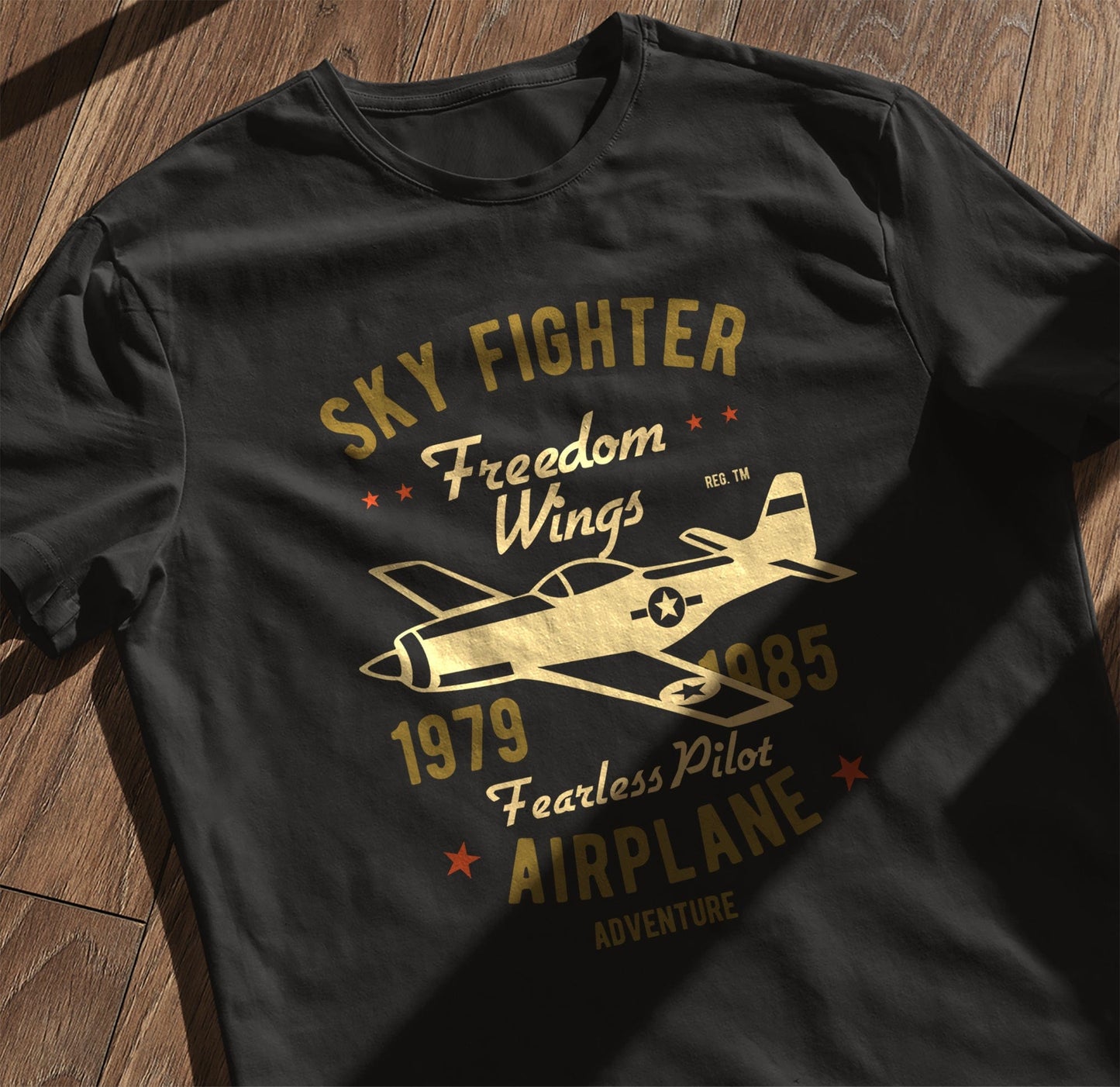 Sky Fighter Fearless Pilot T-Shirt