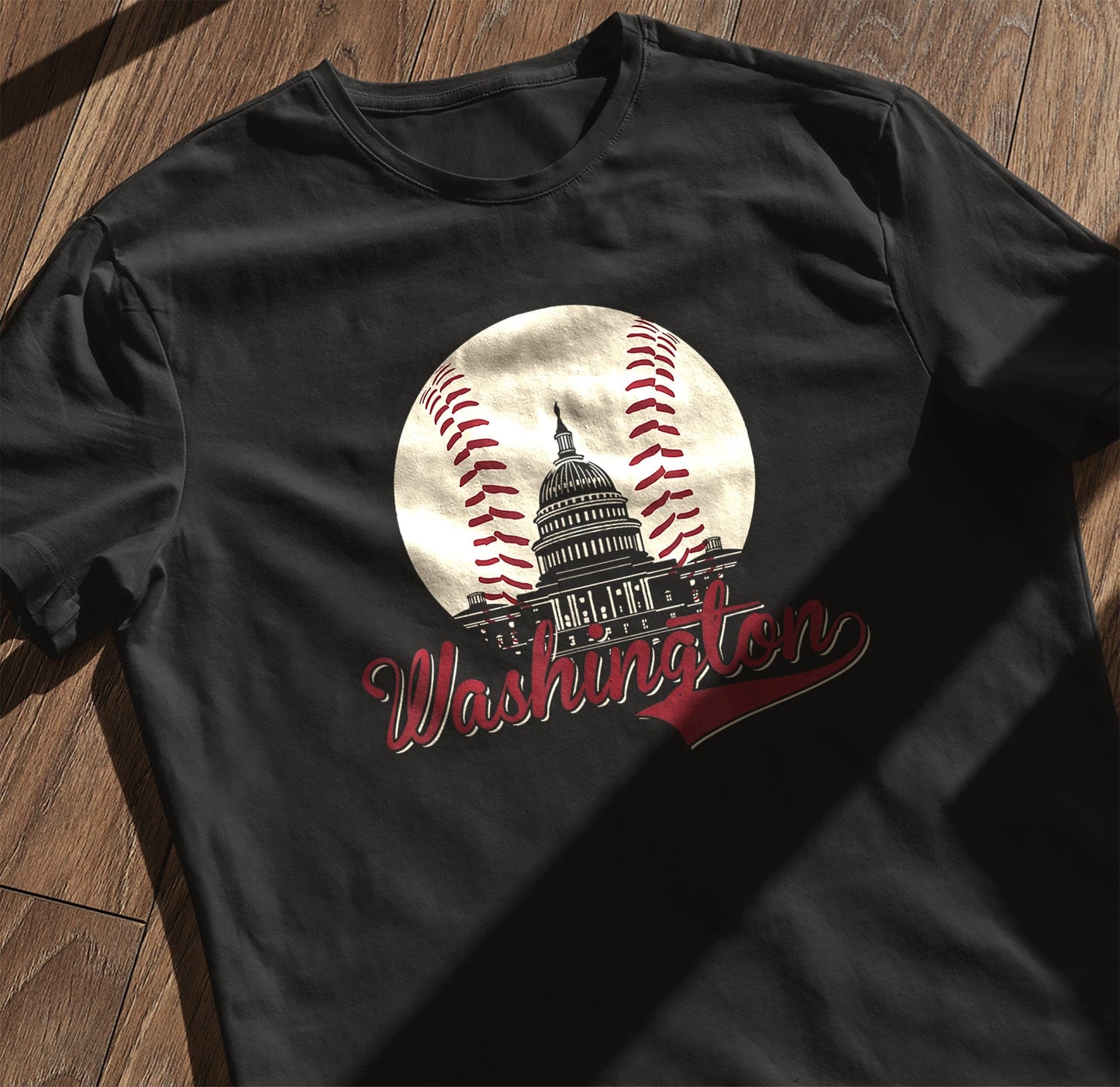 Retro Washington DC Baseball T-Shirt