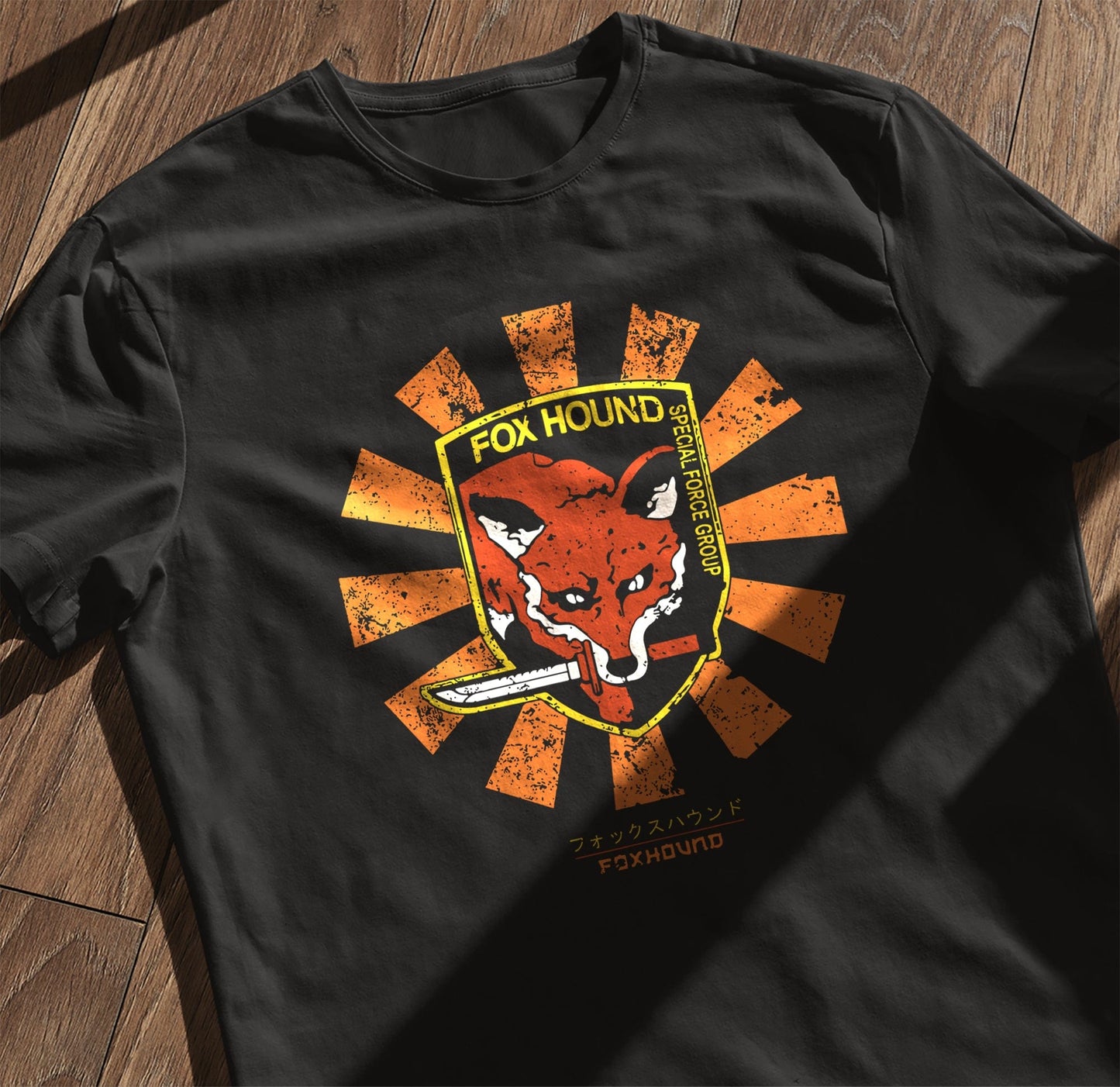 Foxhound Japanese Retro T-shirt -