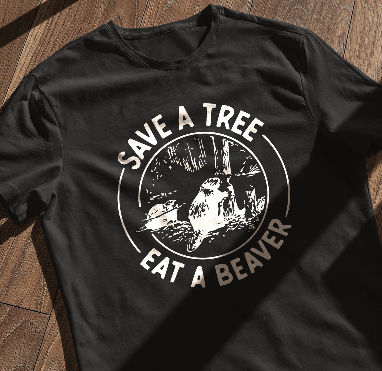 Nice Beaver 6 T-Shirt - Save a tree