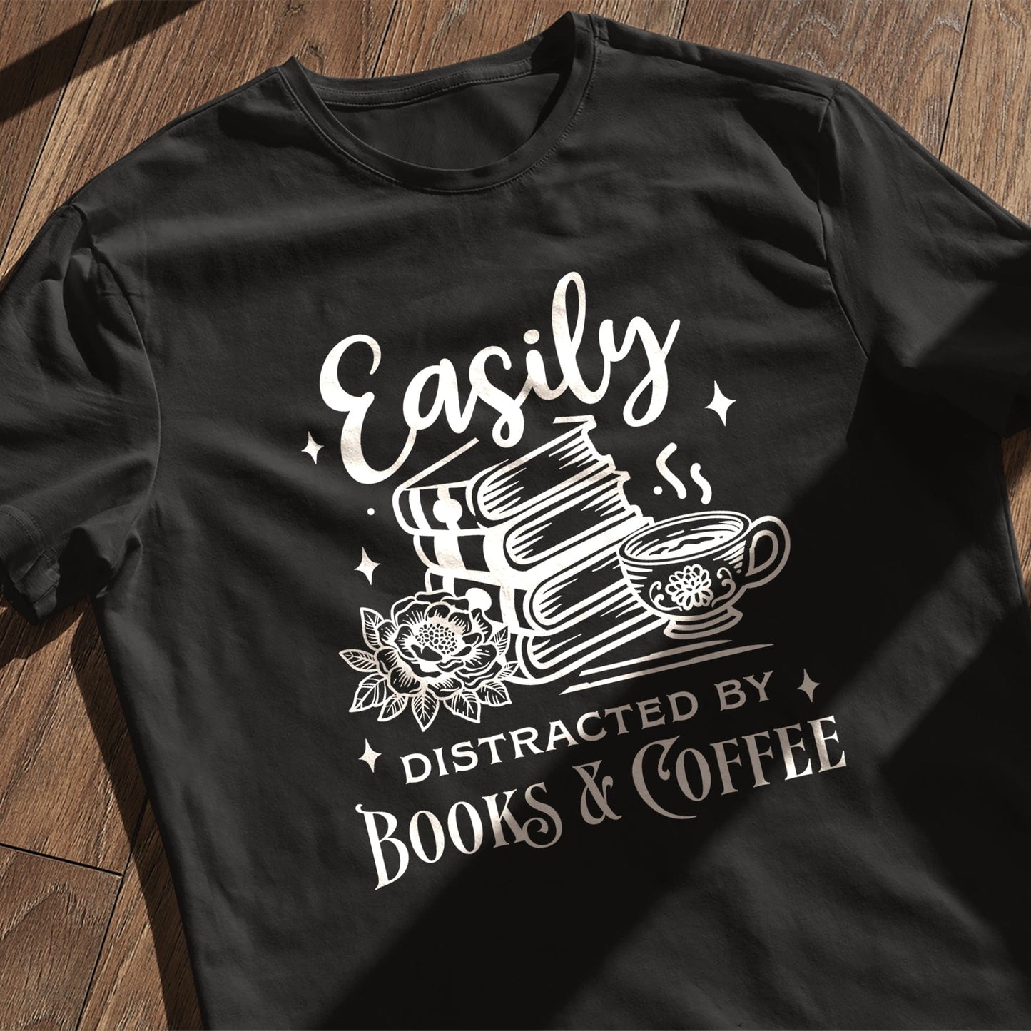 Easily Distracted 2 Wh t-shirt