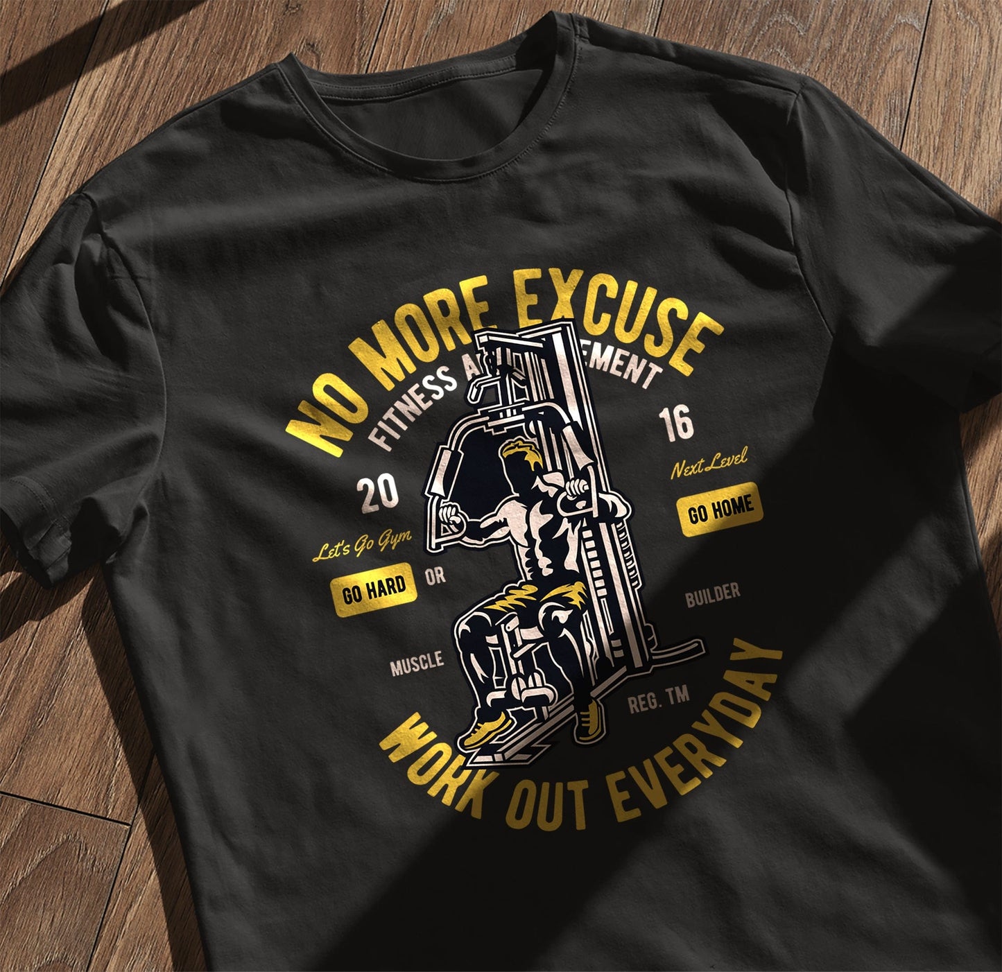 Work Out Everyday T-shirt - No More