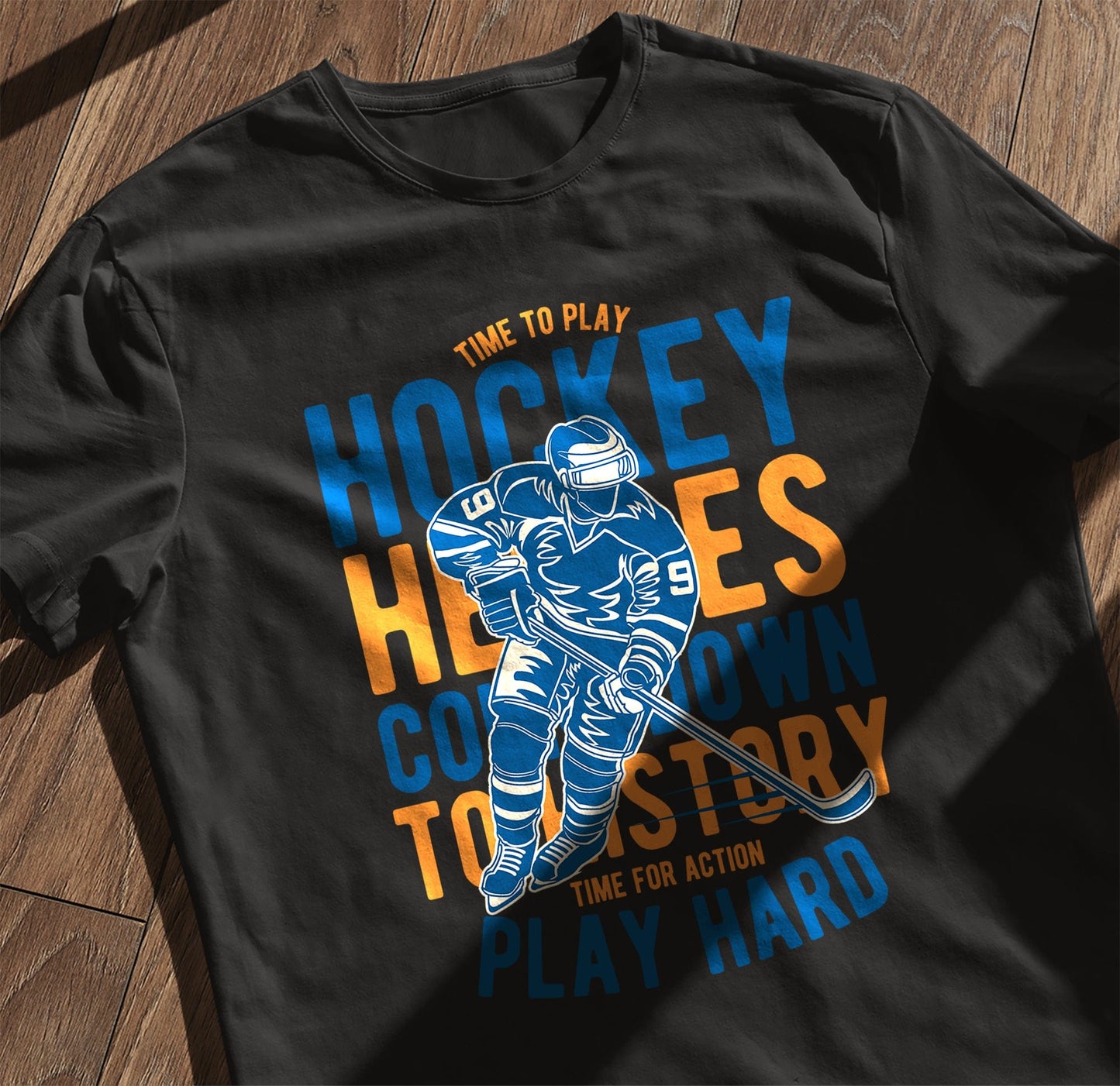 Time To Play Hockey T-shirt - Get Your