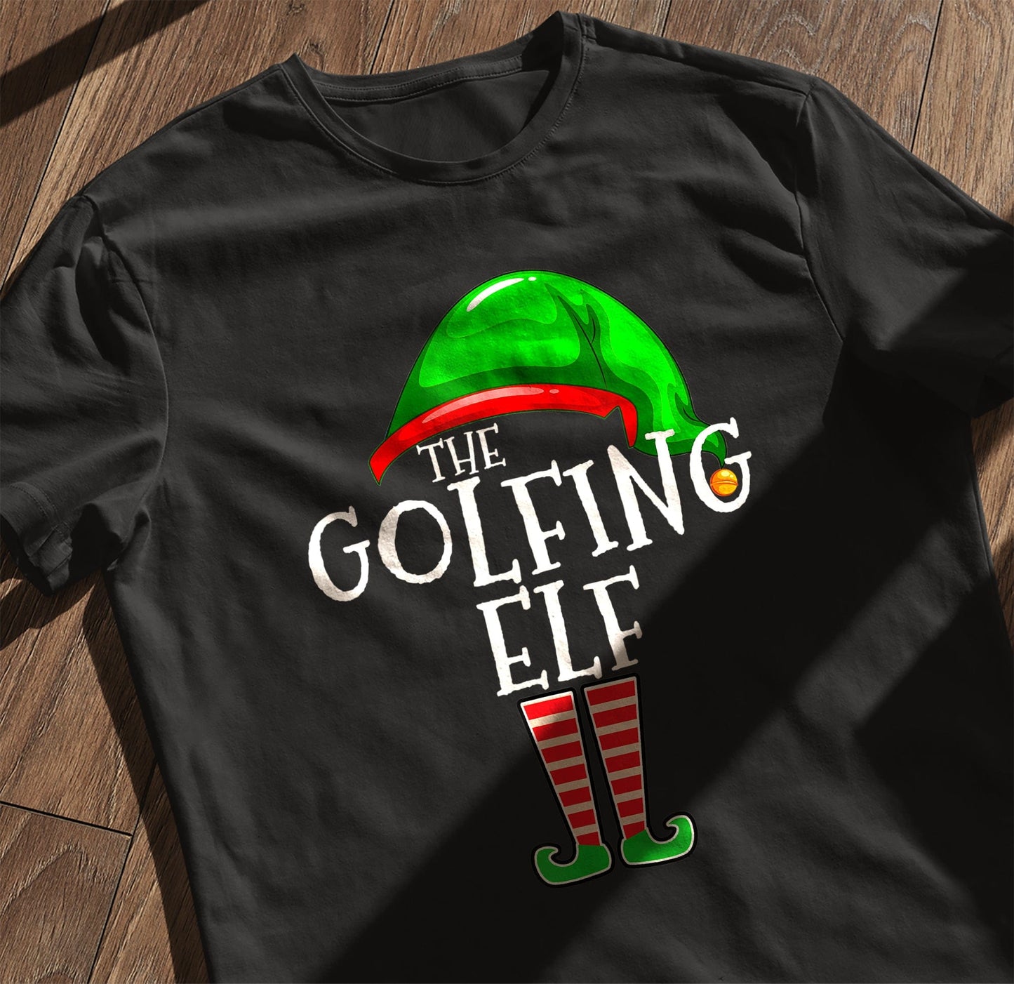 Golfing Elf Family Matching T-Shirt