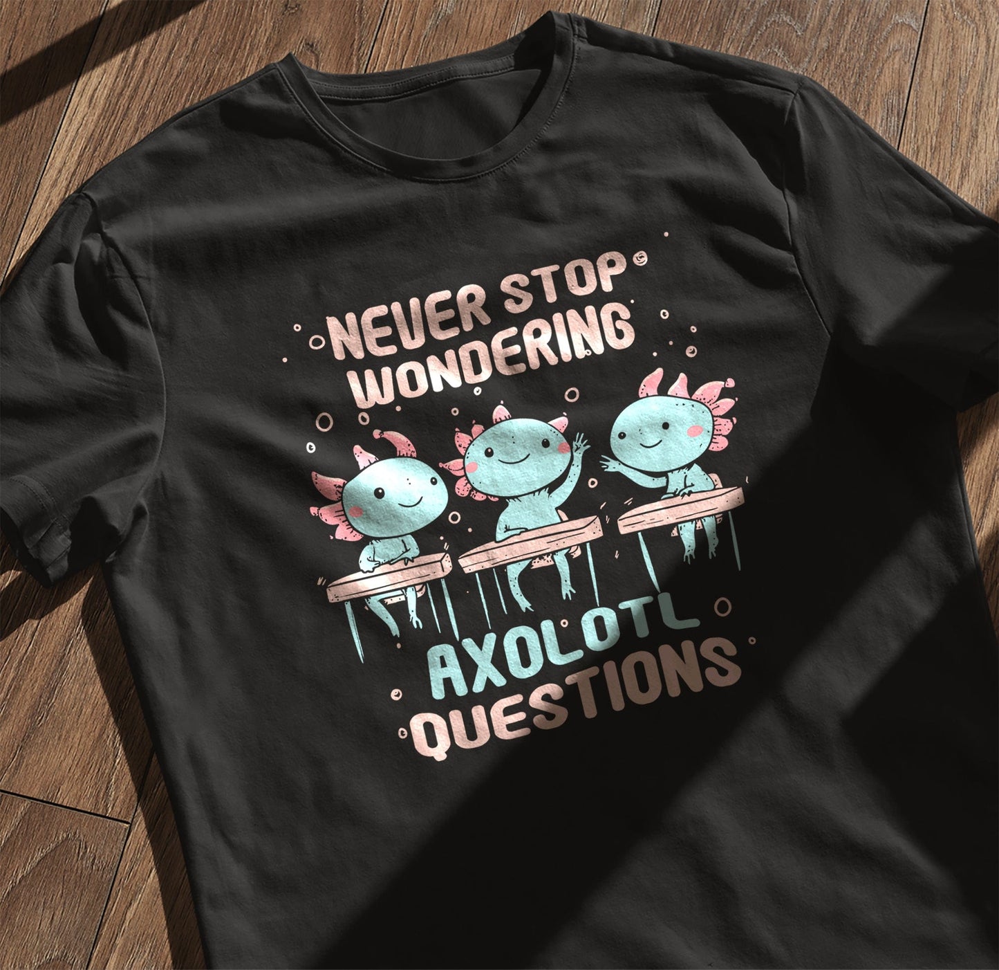 Axolotl Questions 3 T-Shirt Dive