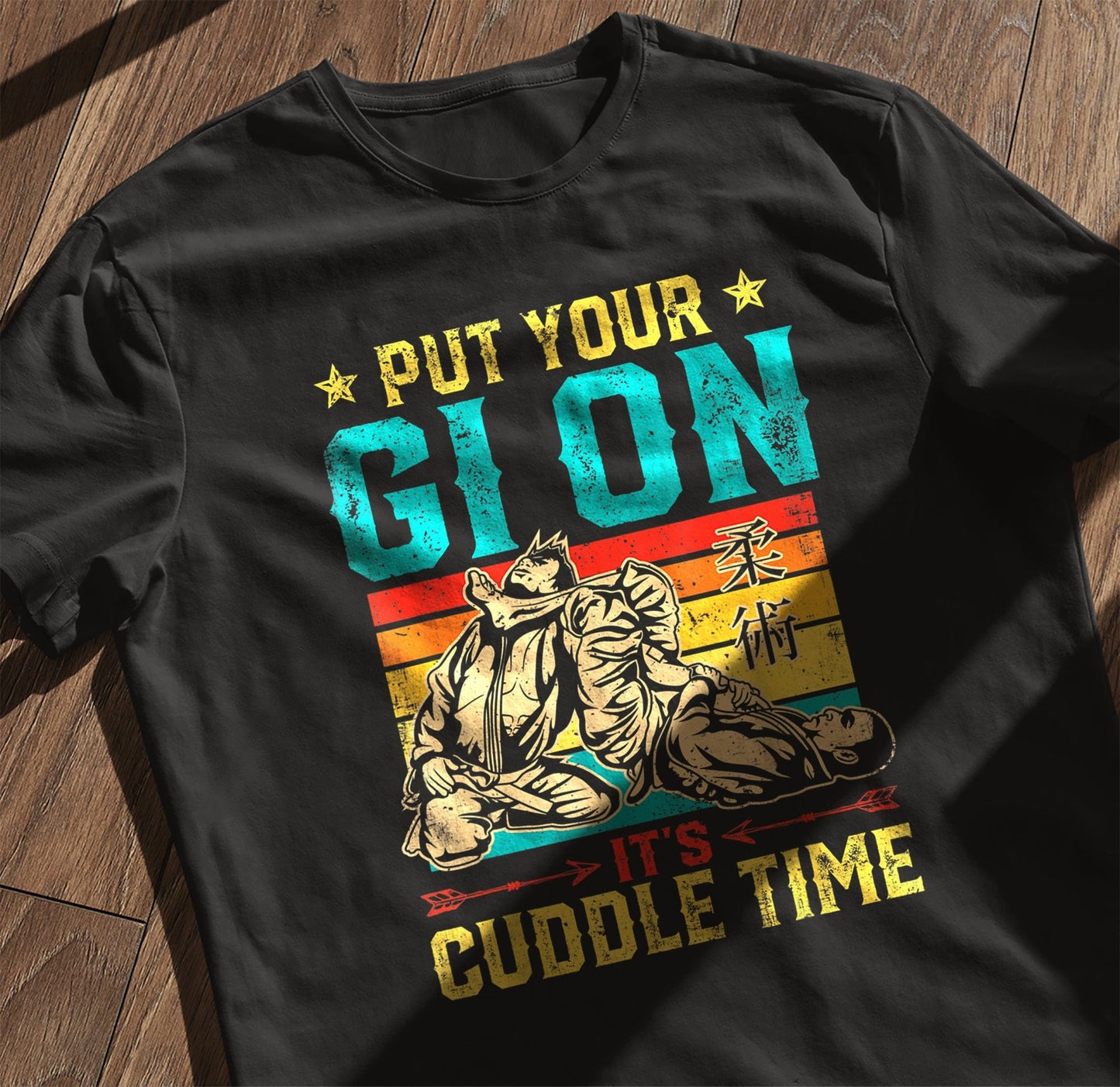 Jiu Jitsu Cuddle Time Vintage T-Shirt