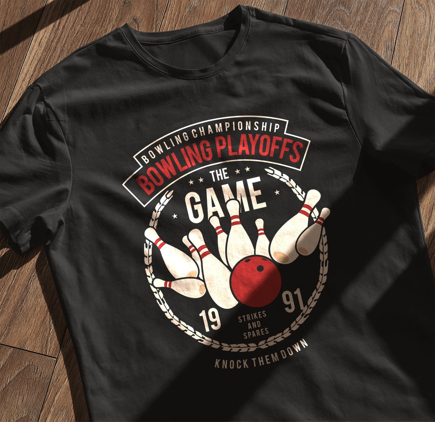 Bowling Playoffs t-shirt