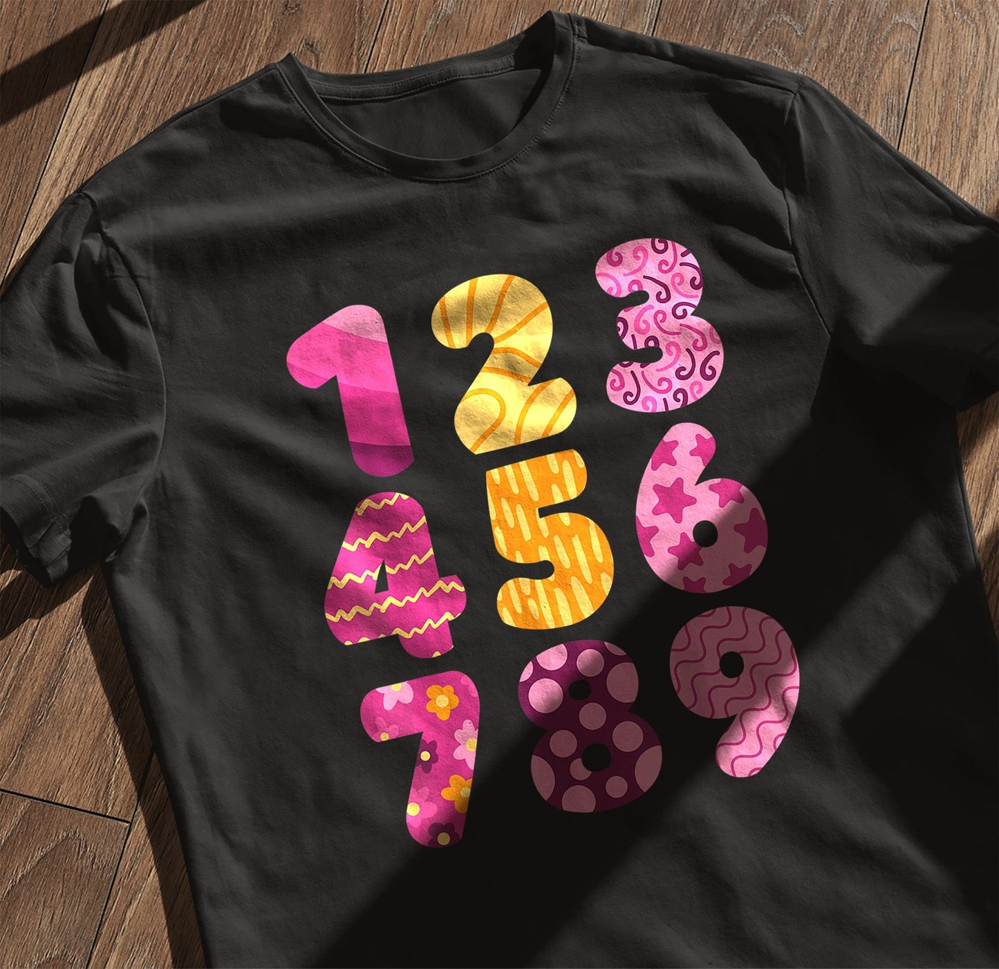 Funky Number Math Day Kids Tee