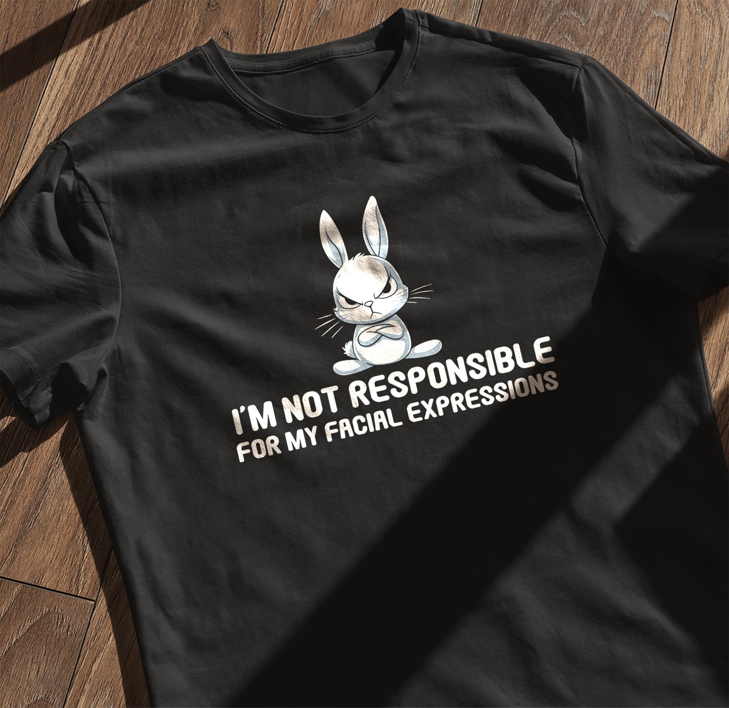 Bunny facial expressions T-shirt