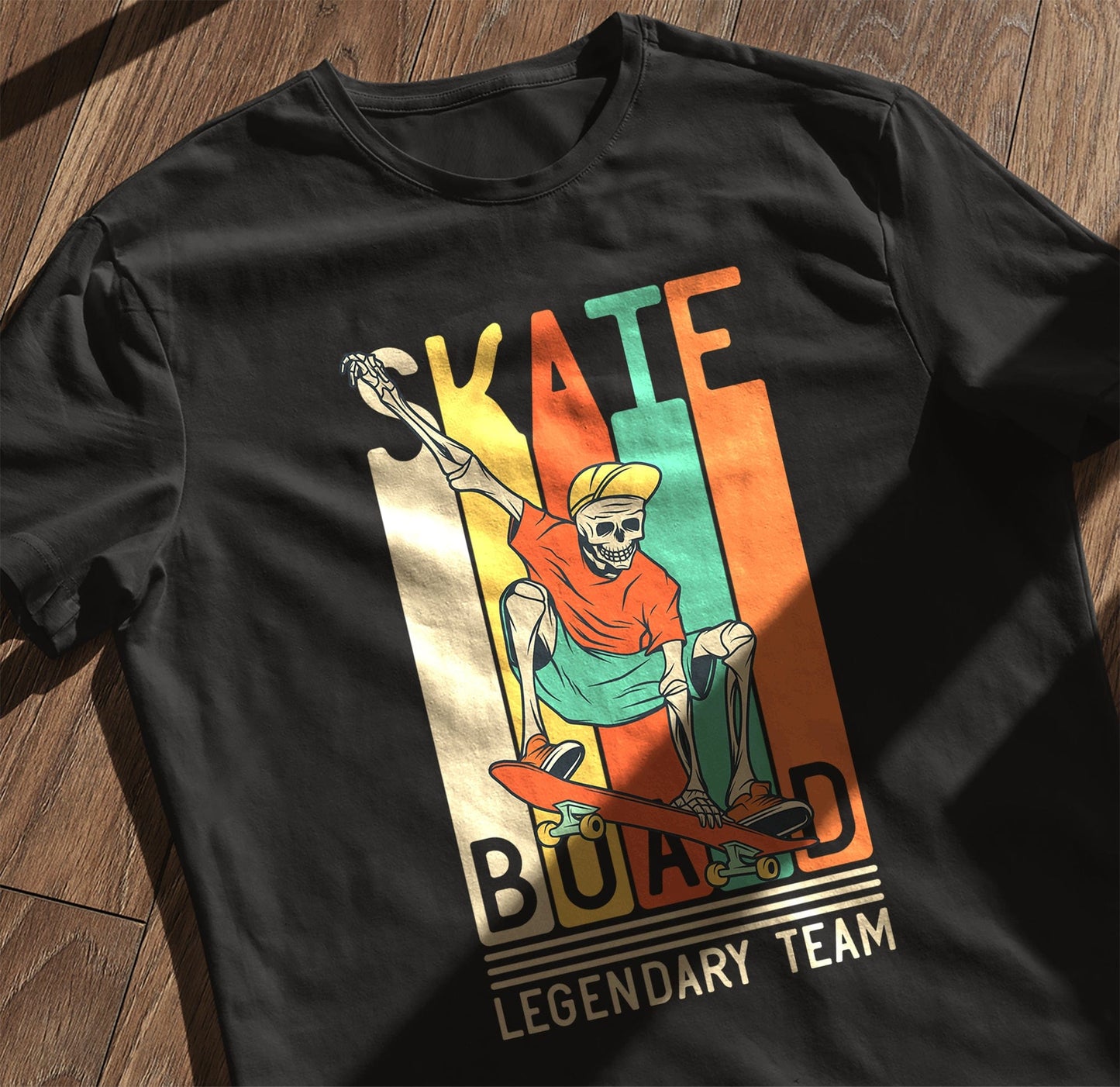 Skateboard_Skeleton t-shirt -