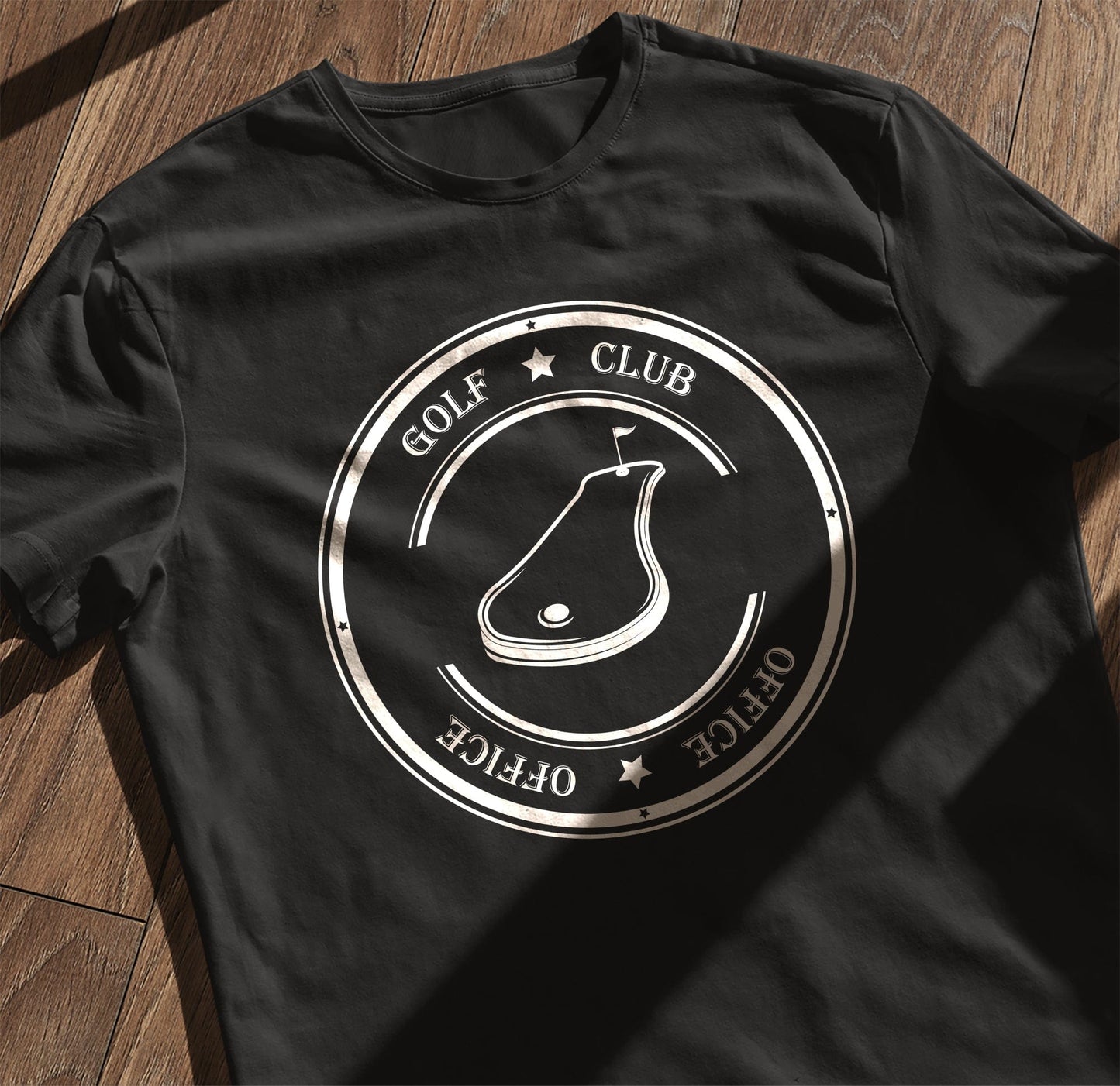 Golf-03 Pig Tee Swing into t-shirt