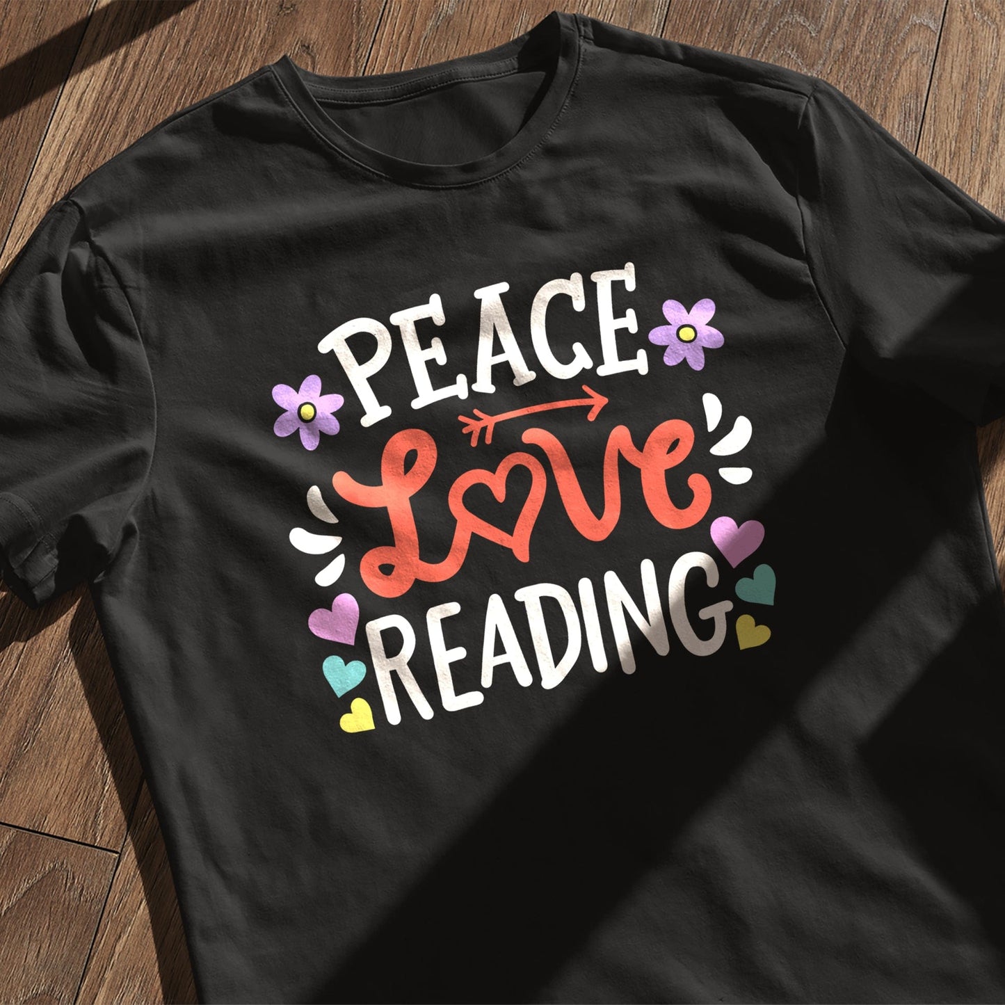 Peace Love Reading T-Shirt