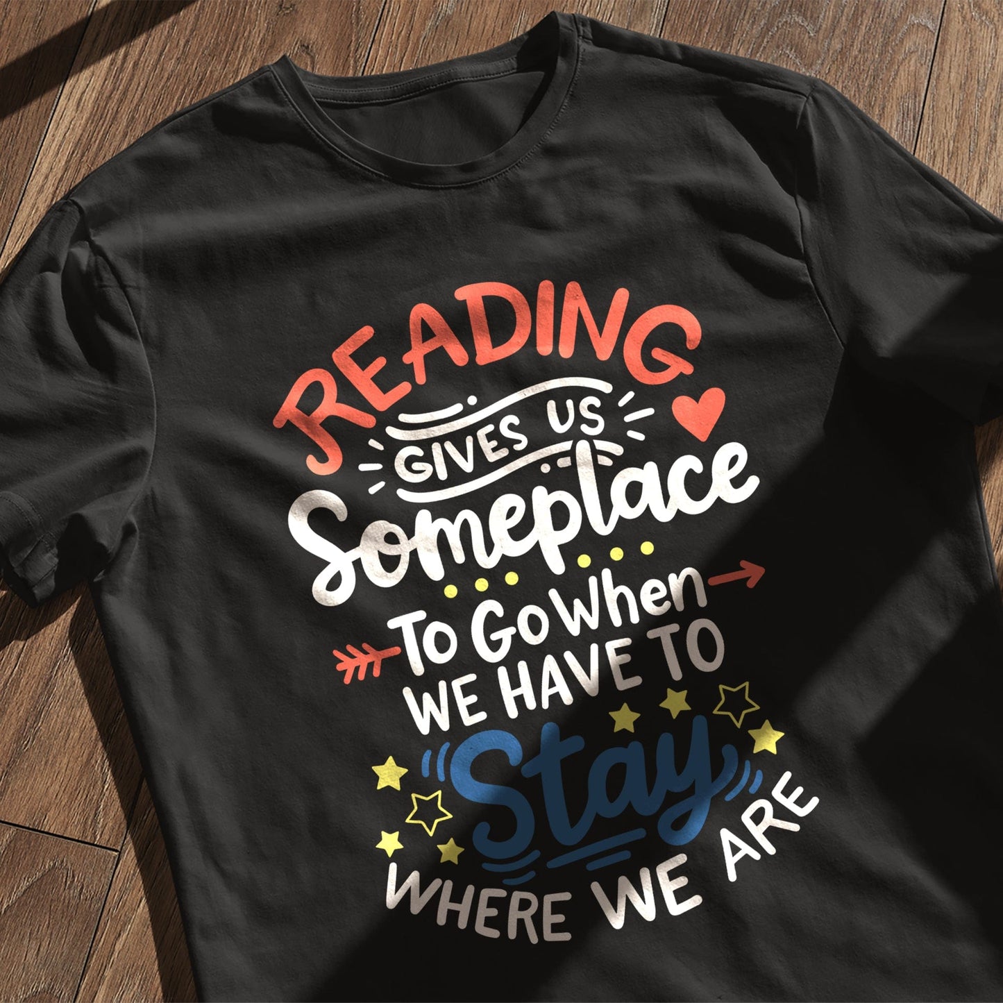 Reading: Stay Where We Are  Kids Tee