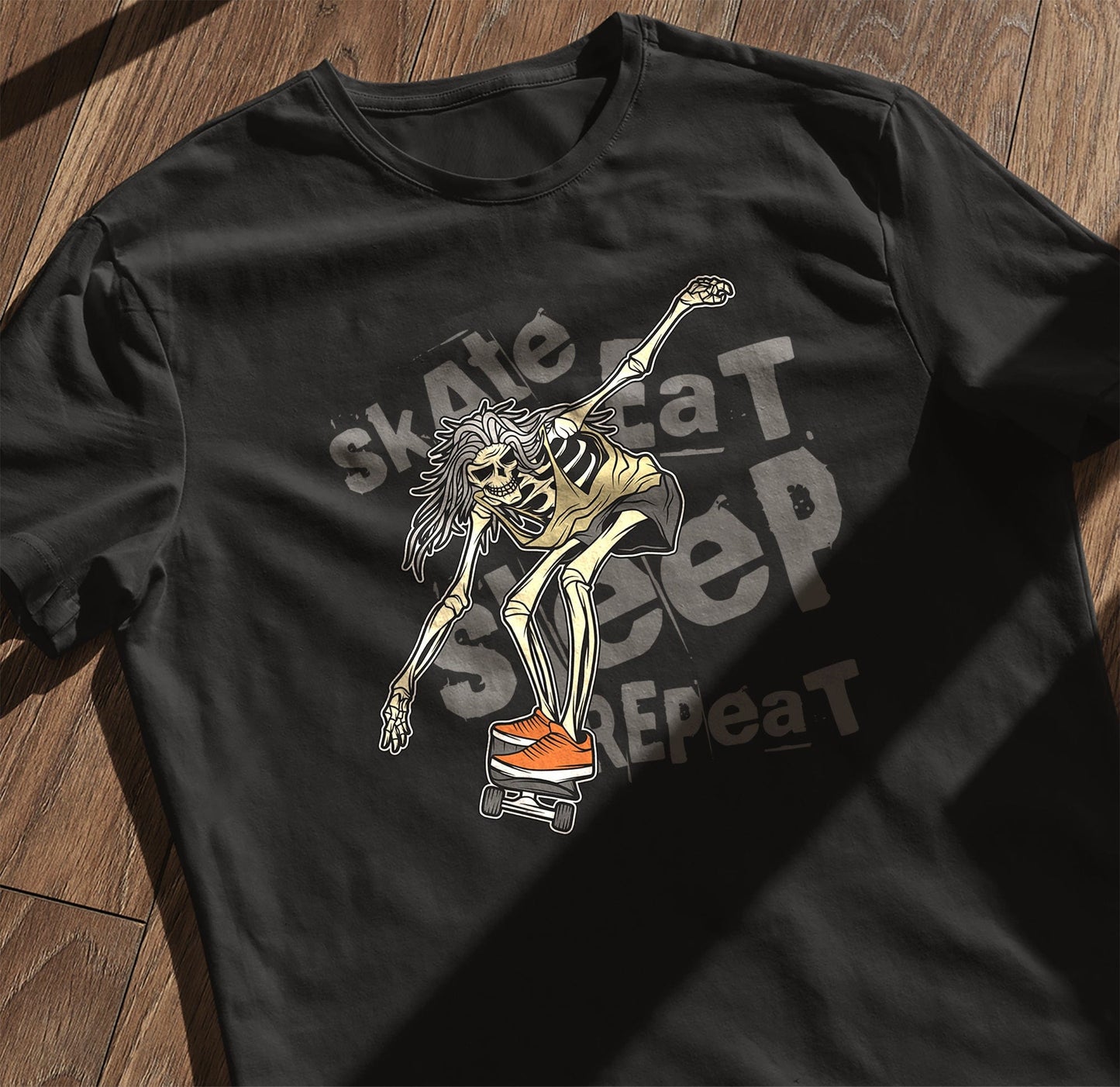 Skateboard_4 Skeleton Tee - Shred or