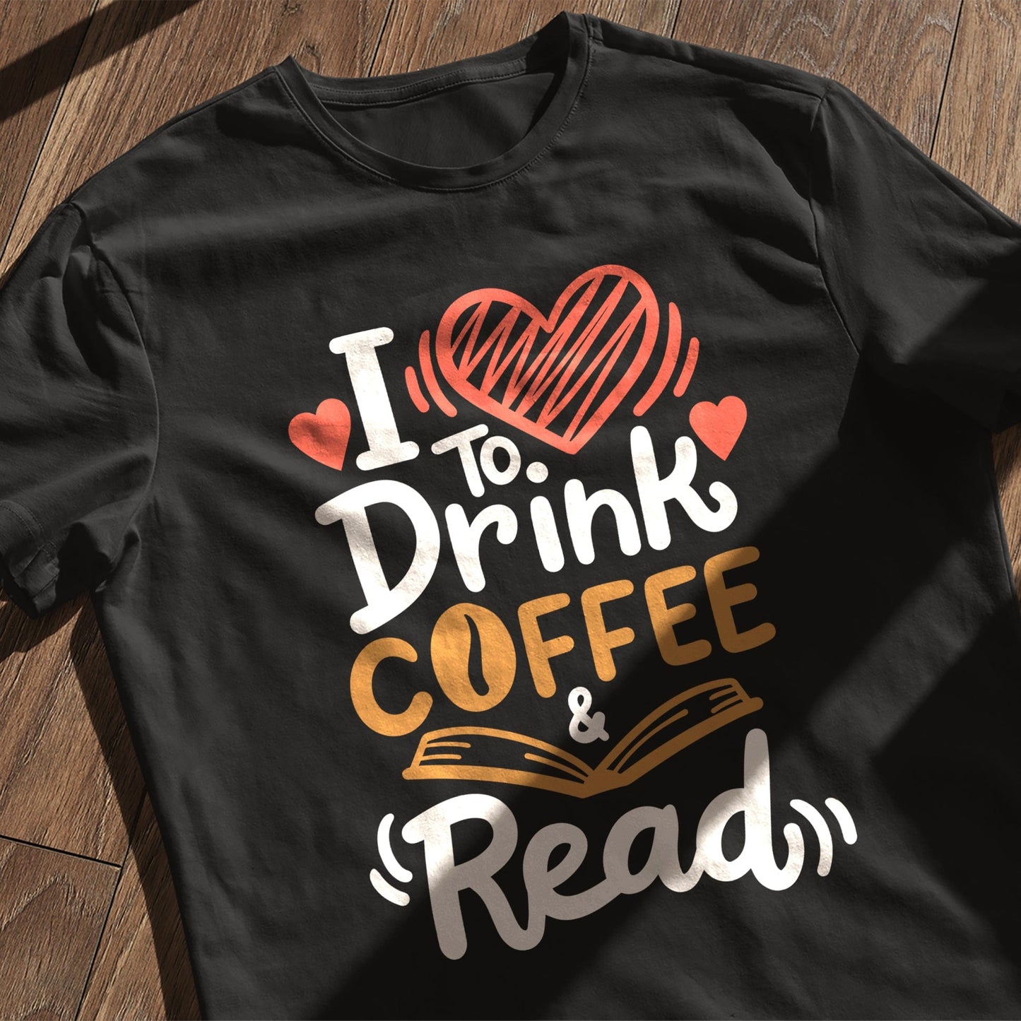 Drink Coffee & Read Books  Kids Tee