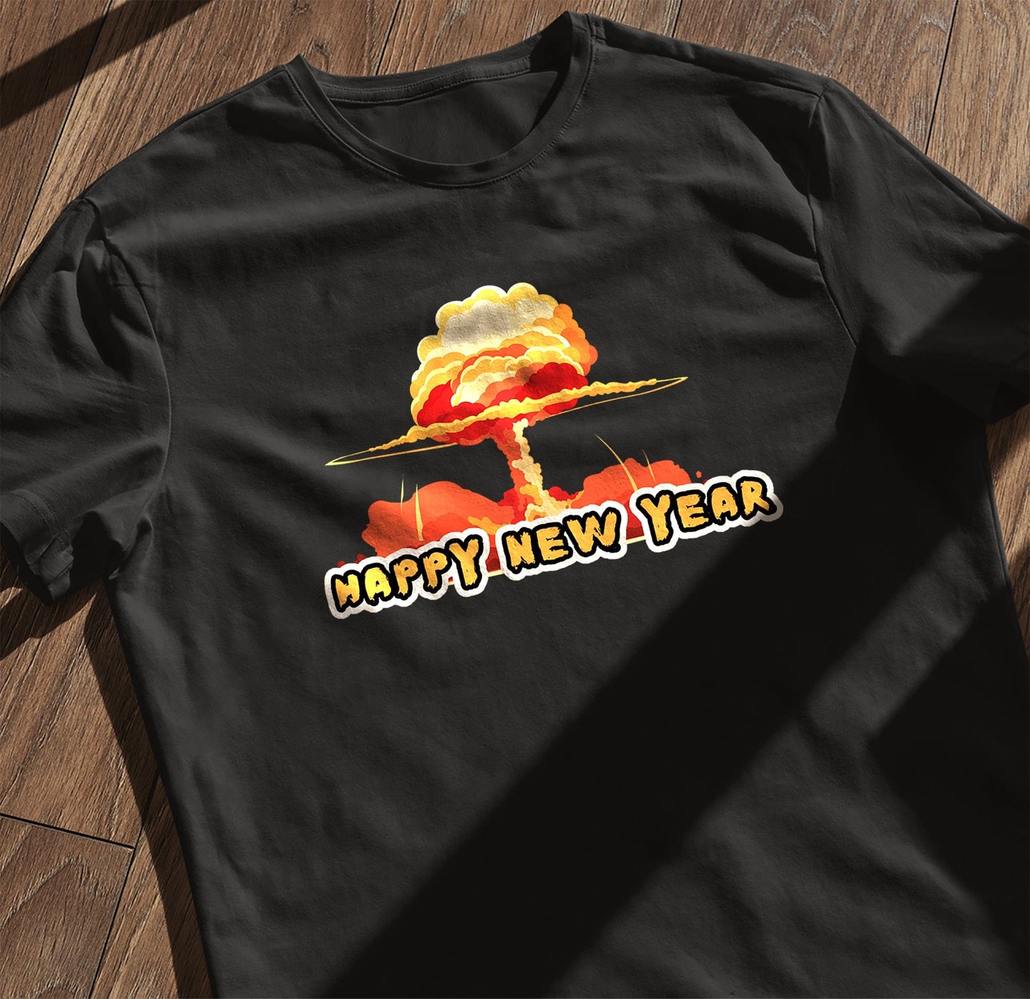 Happy New Year Nuclear Bomb T-Shirt