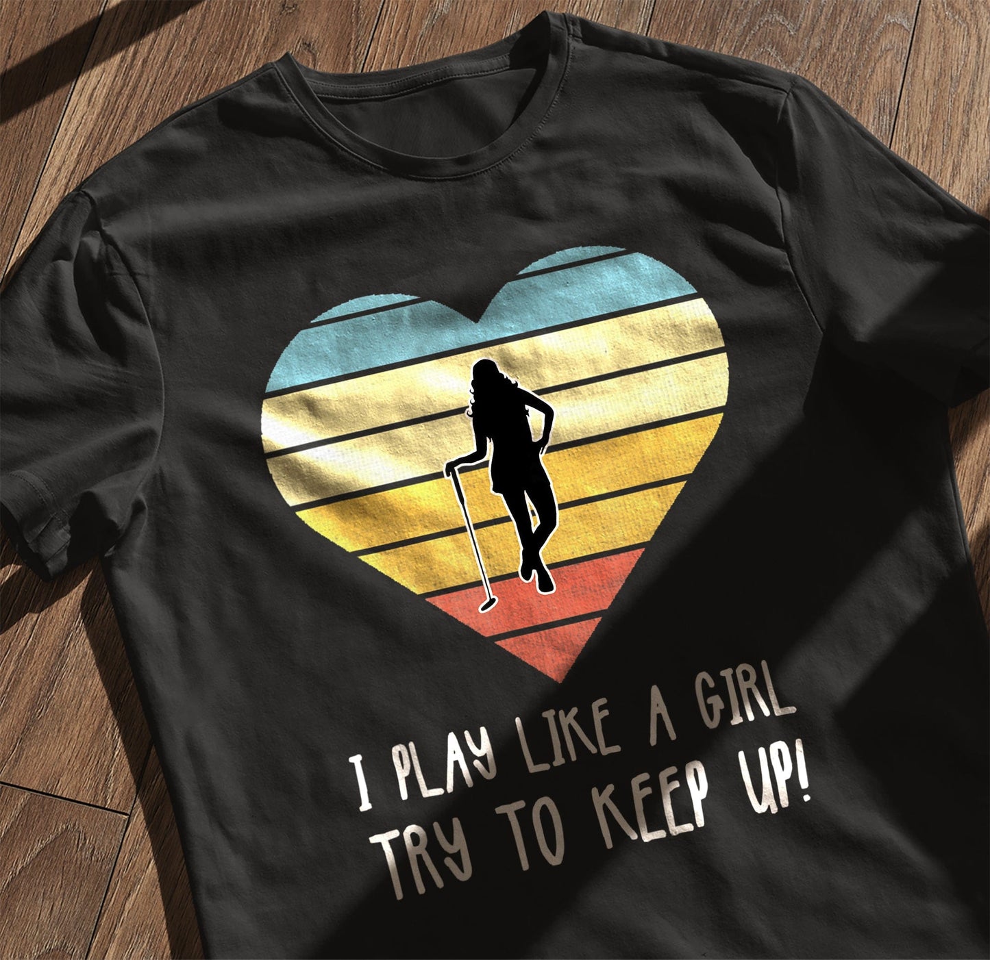 Girls Golf Gift T-Shirt Swing