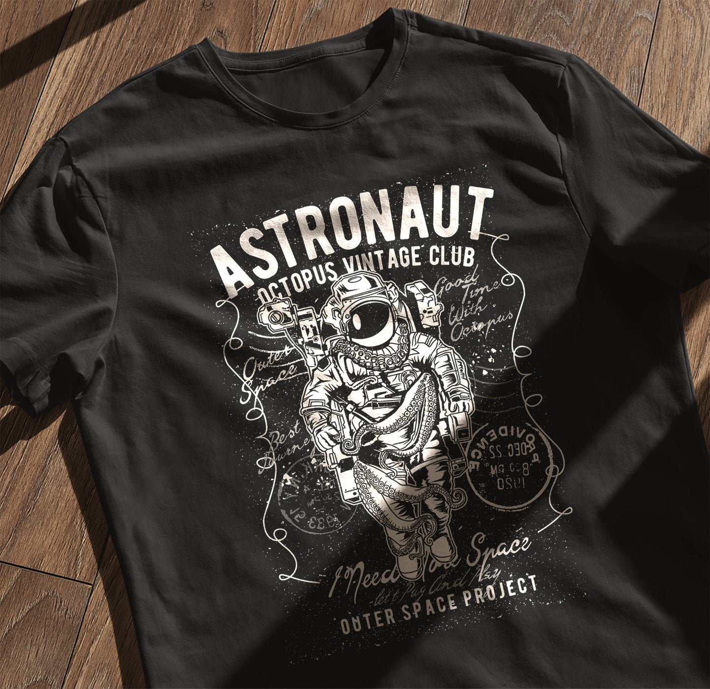Astronaut Octopus T-shirt