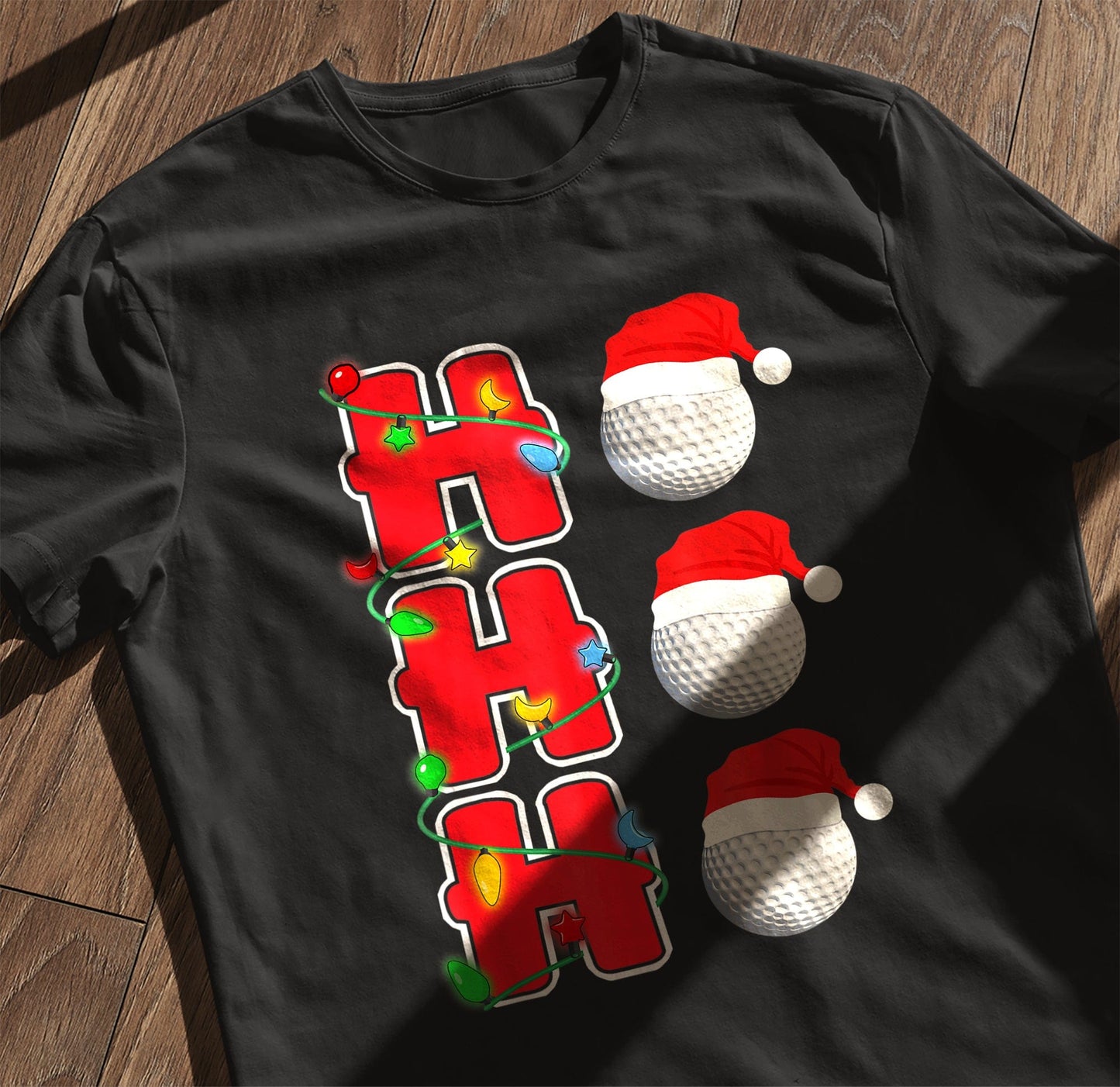 Ho-Ho-Hole in One! Santa Golf t-shirt