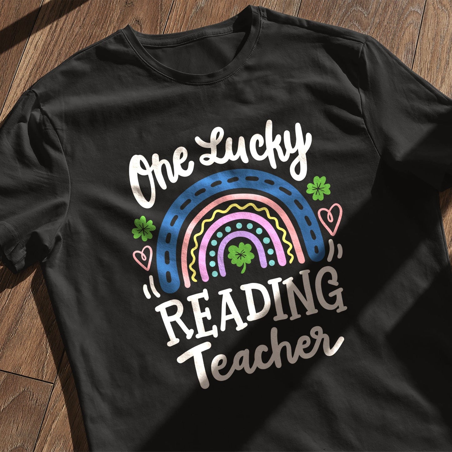 Lucky Reading Teacher T-shirt