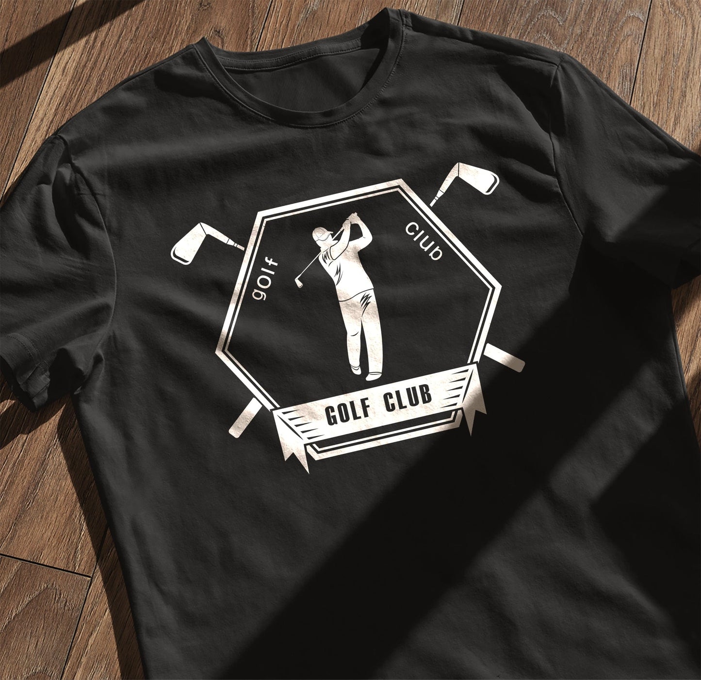 Golf-02 Swing into t-shirt