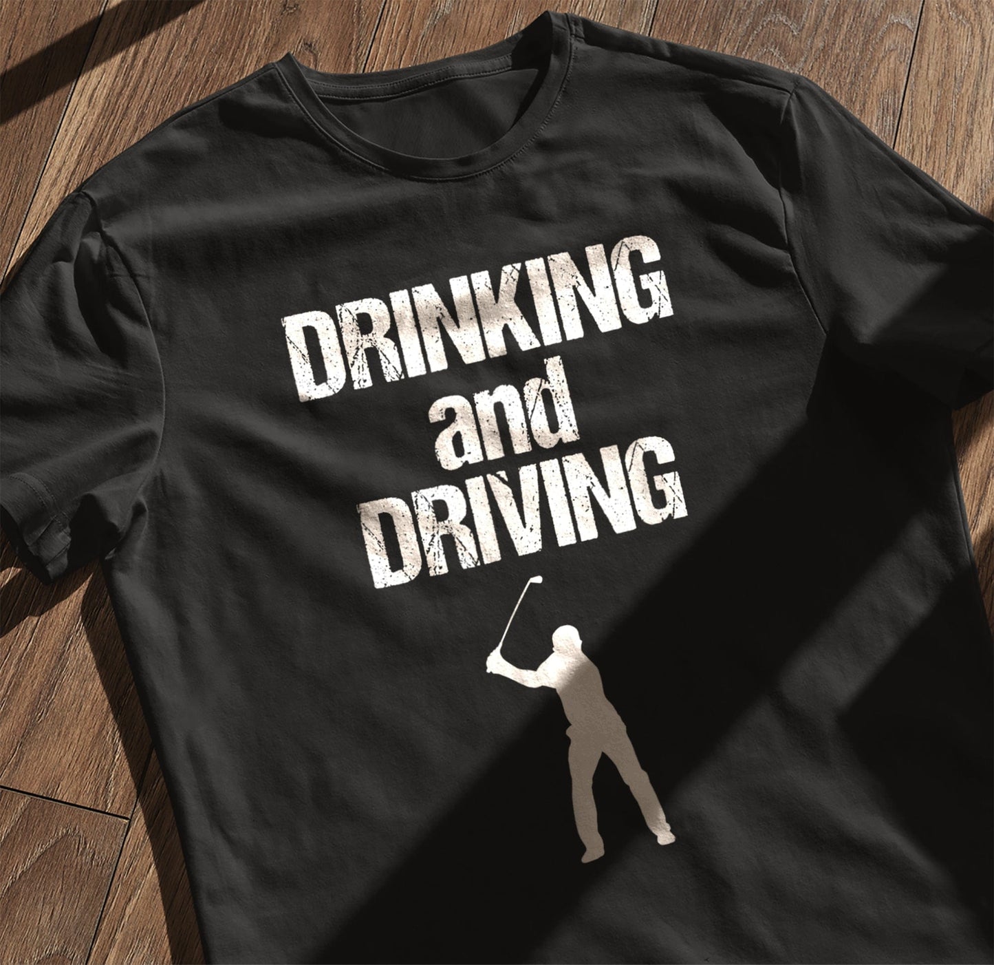 Funny Golf t-Shirt Drinking and Driving