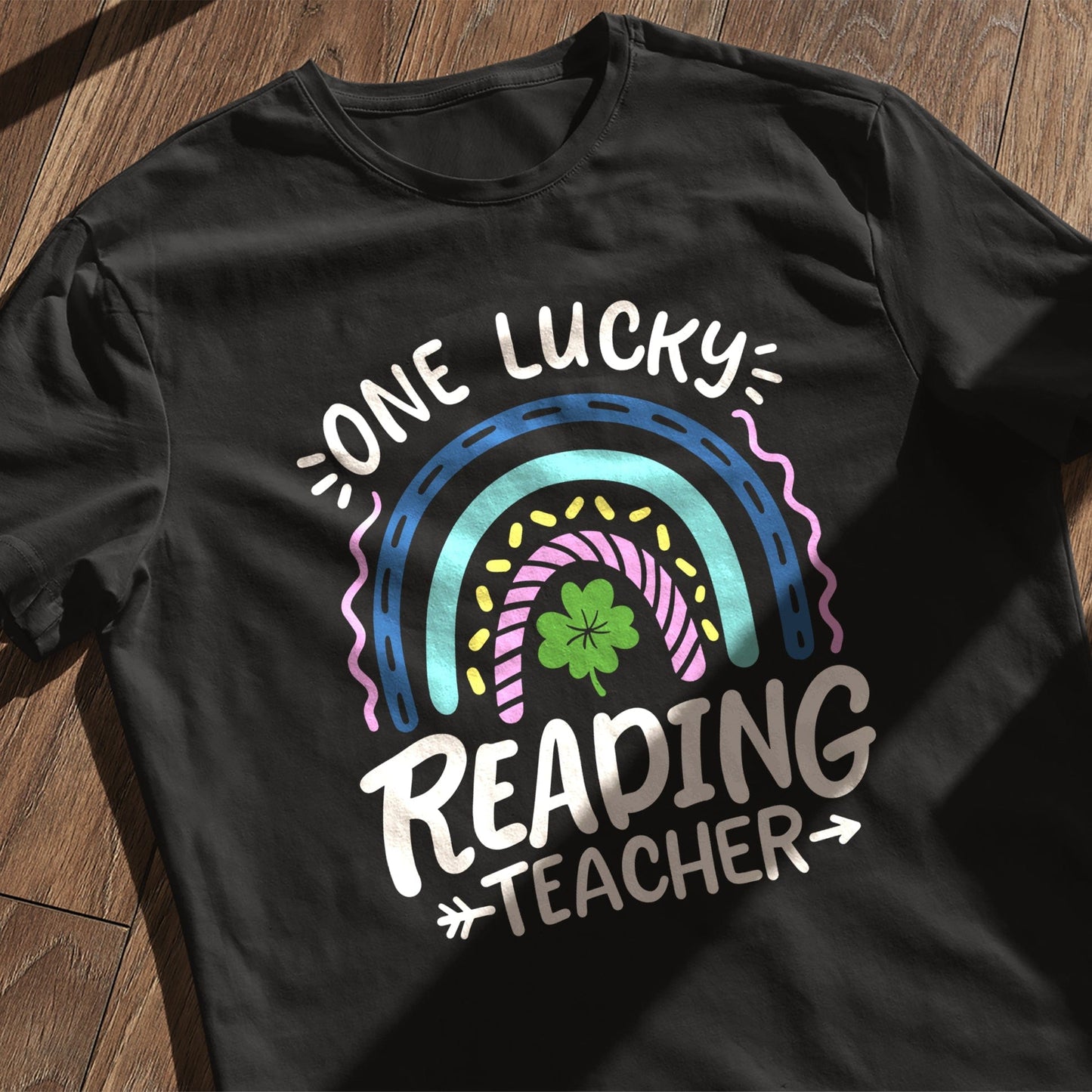 One Lucky Teacher Book T-Shirt