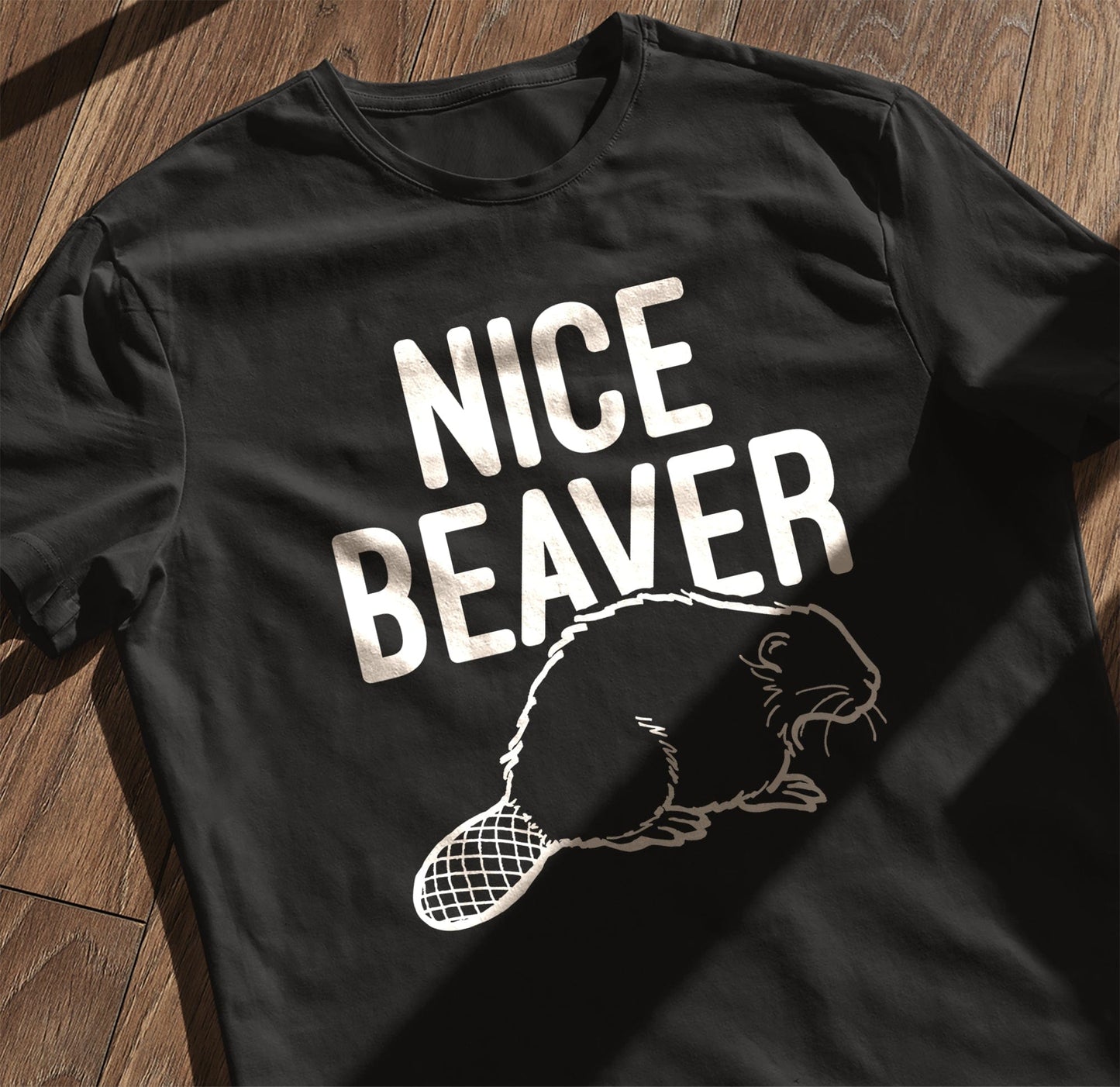 Nice Beaver 1 T-shirt - Hilariously