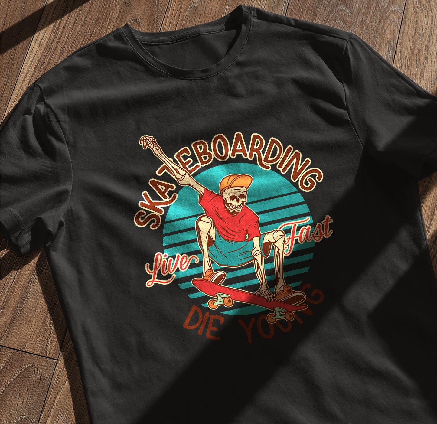 Skateboard_9 Skeleton T-Shirt - Roll