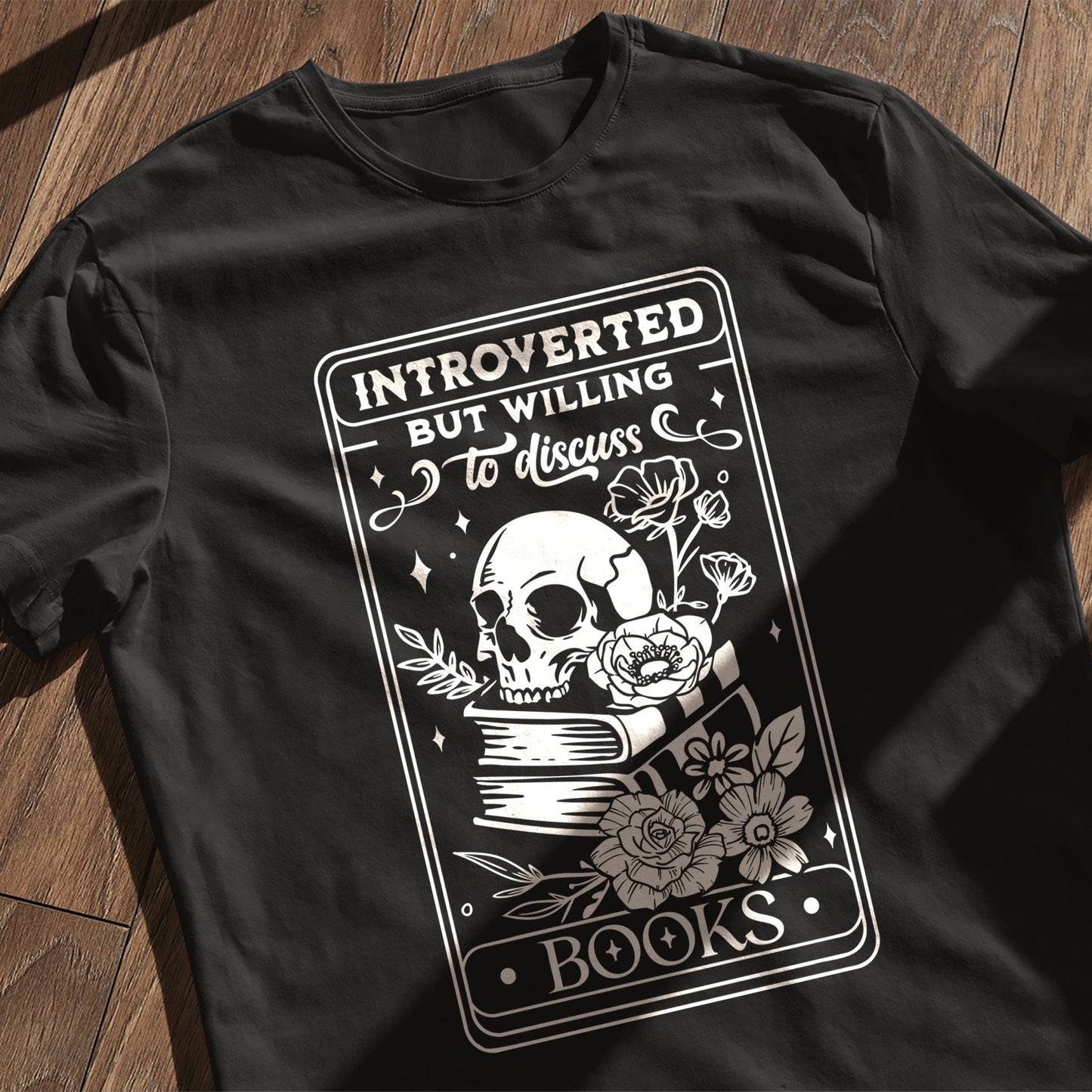 Introverted but Willing to Tarot-Read t-shirt