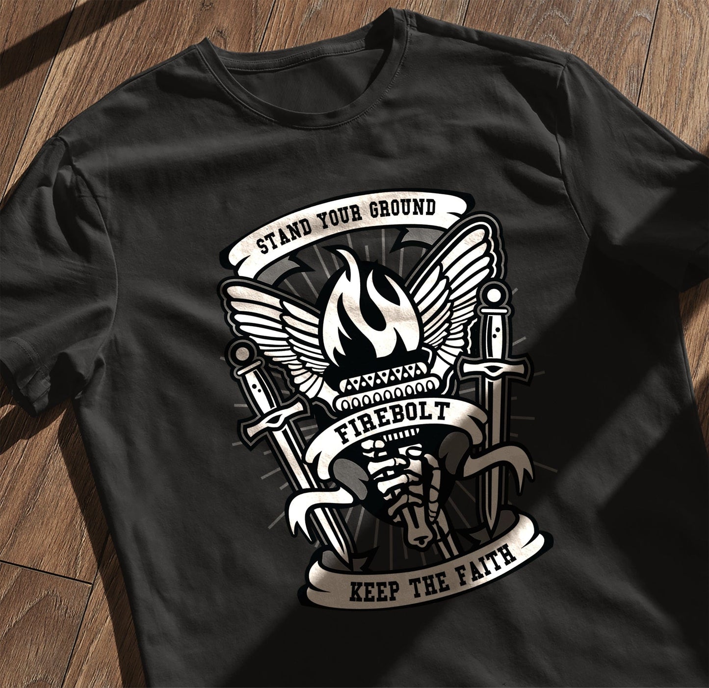 Torch T-shirt - Light Up Your Day with
