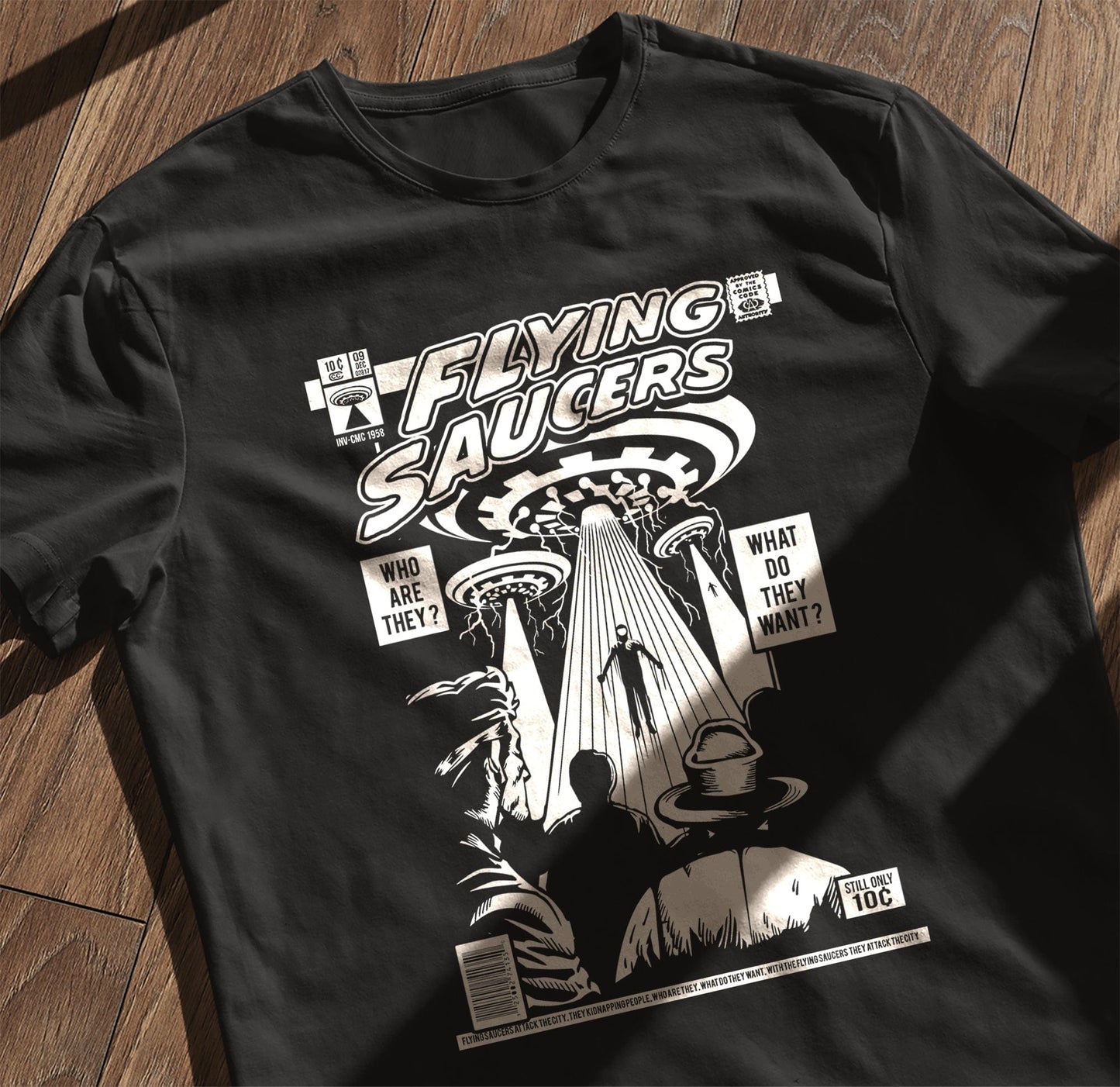 UFO Comic Cover T-Shirt