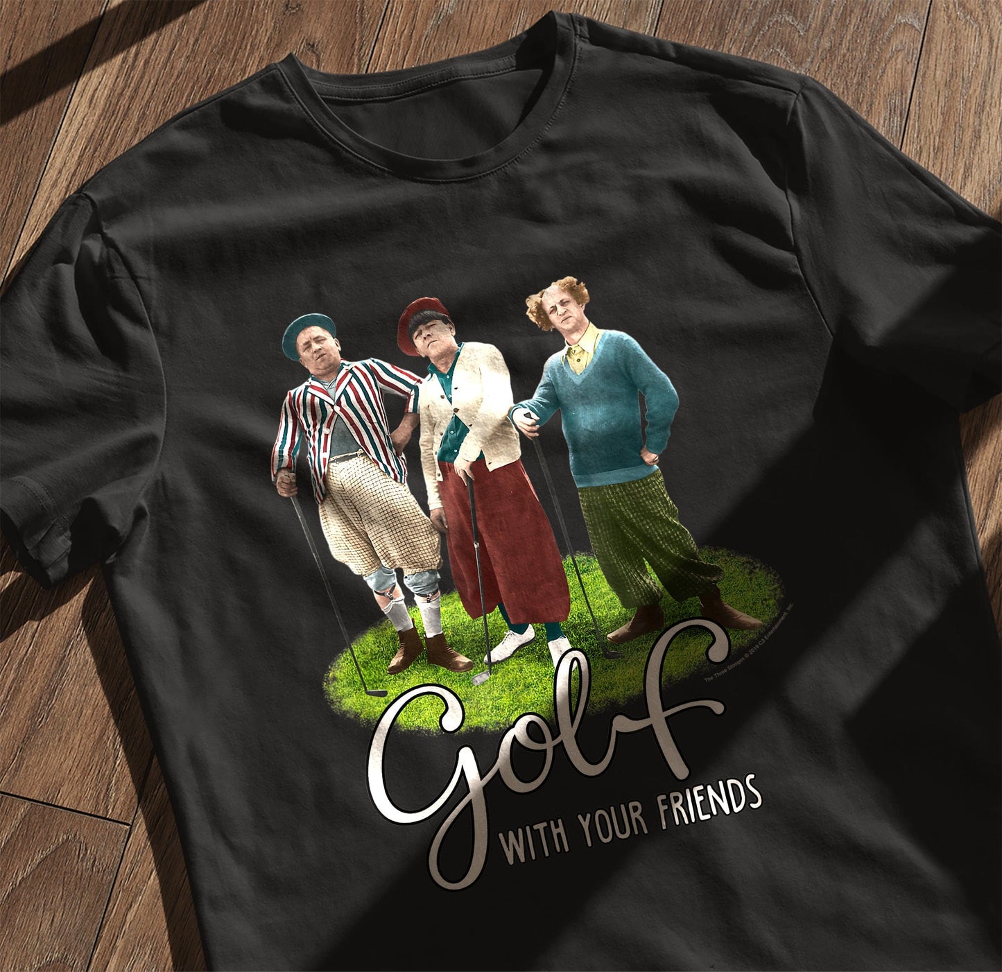 TTS - The Three Stooges Golf with your Friends t-shirt