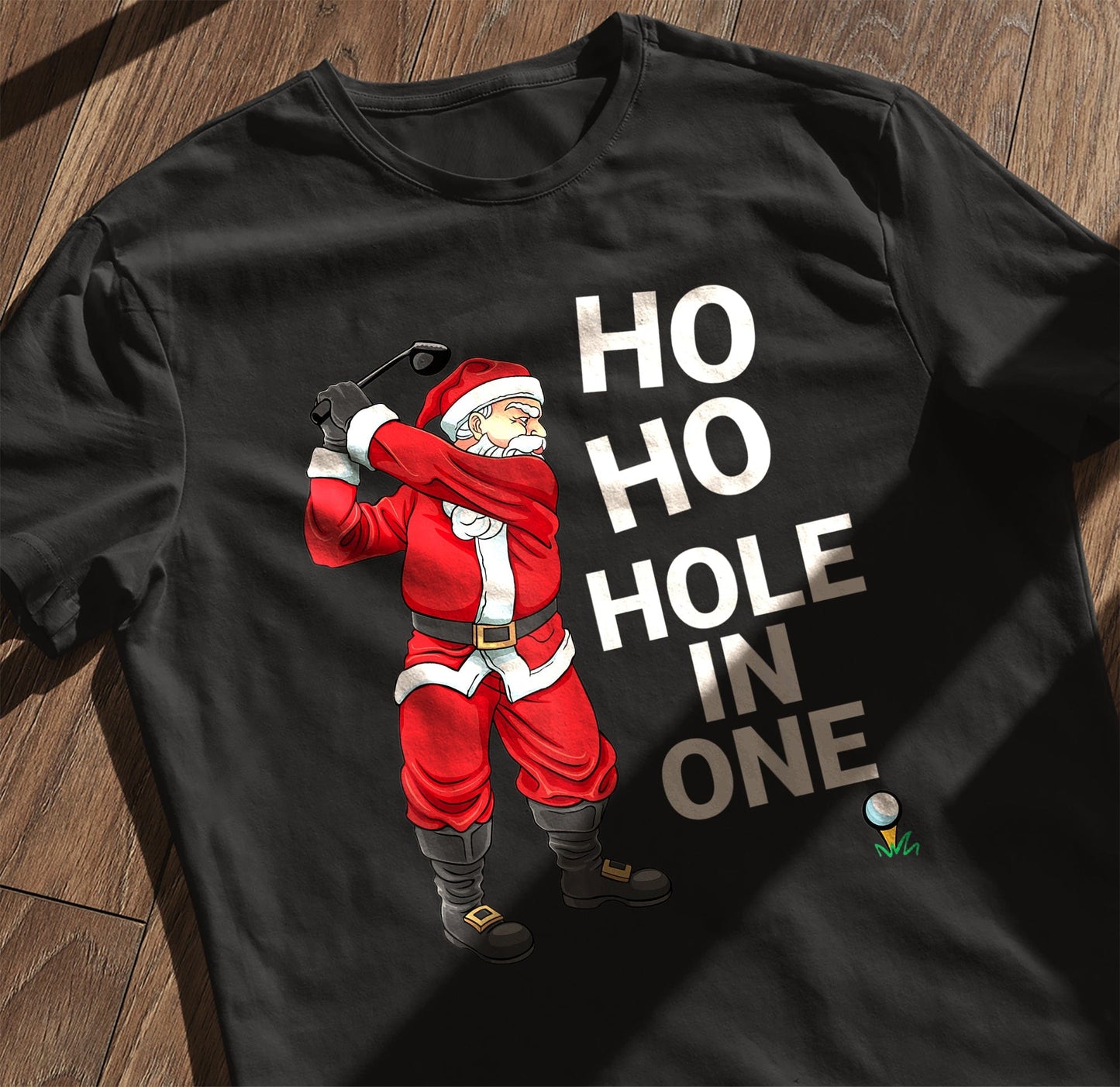 Funny Ho Ho Hole In One Christmas t-shirt