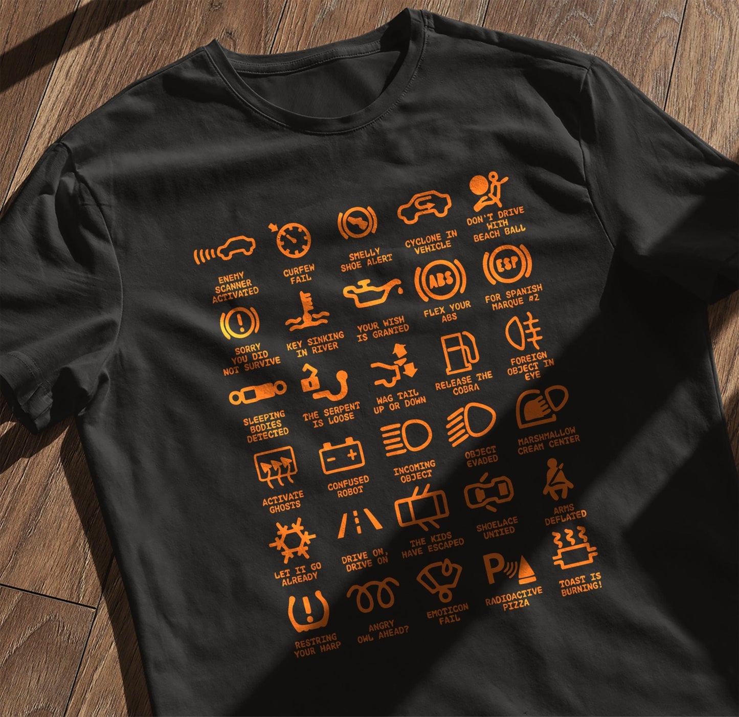 Car Dash Lights T-Shirt - Light Up