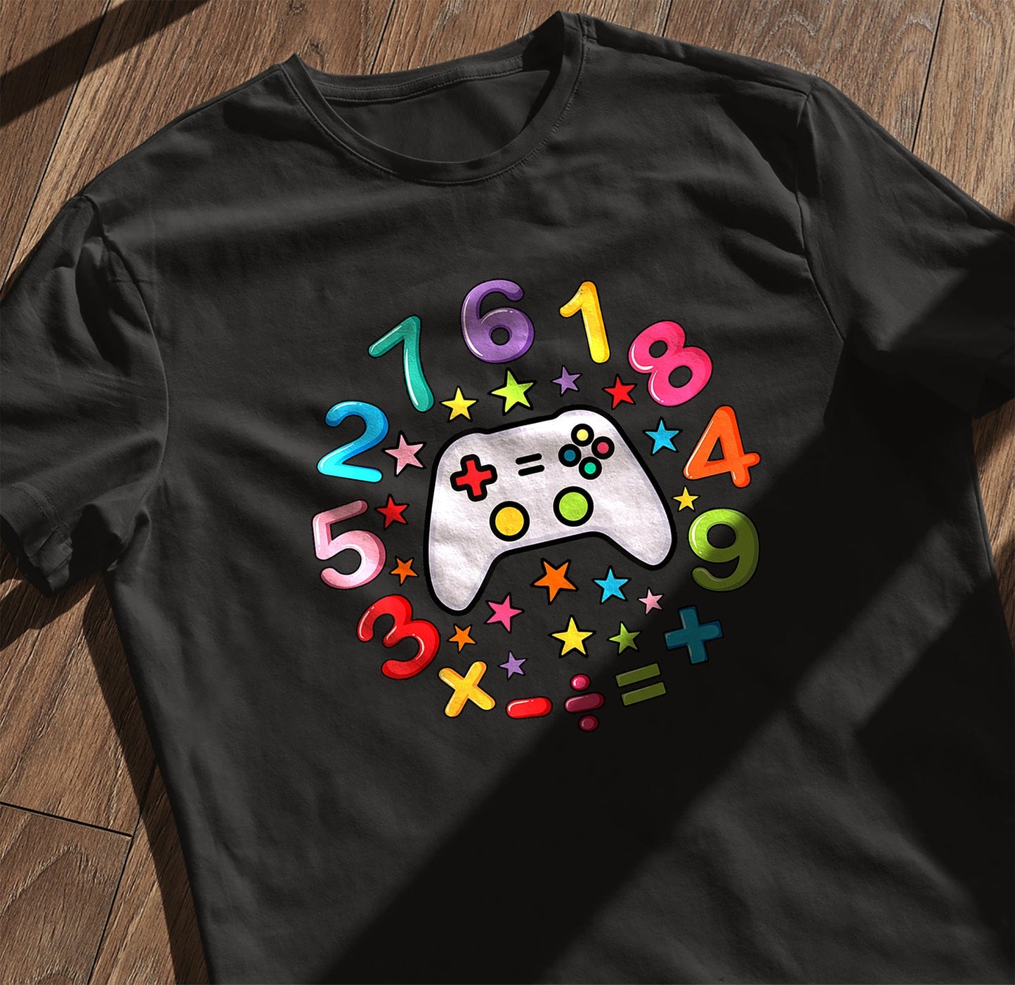 Gamer Number Day Math Kids Tee