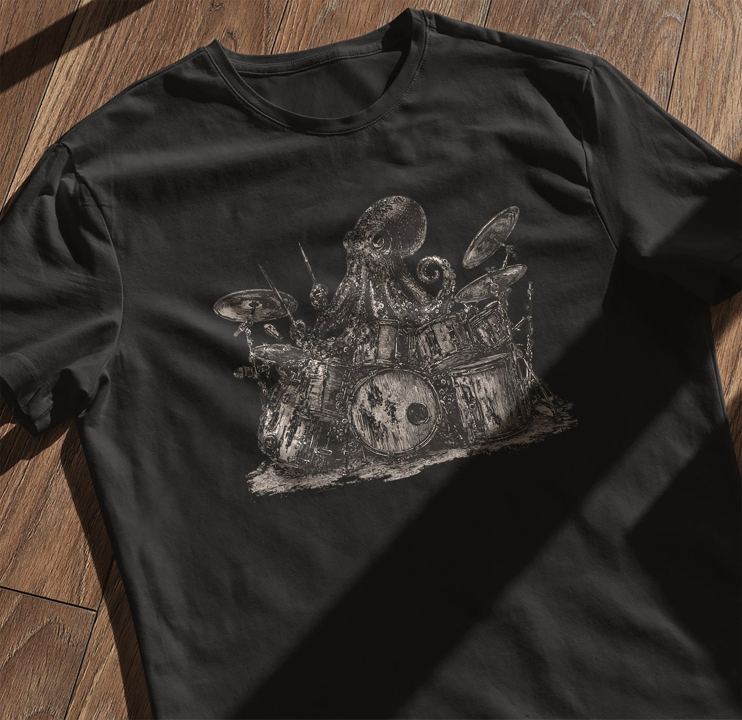 Drumming Octopus T-Shirt